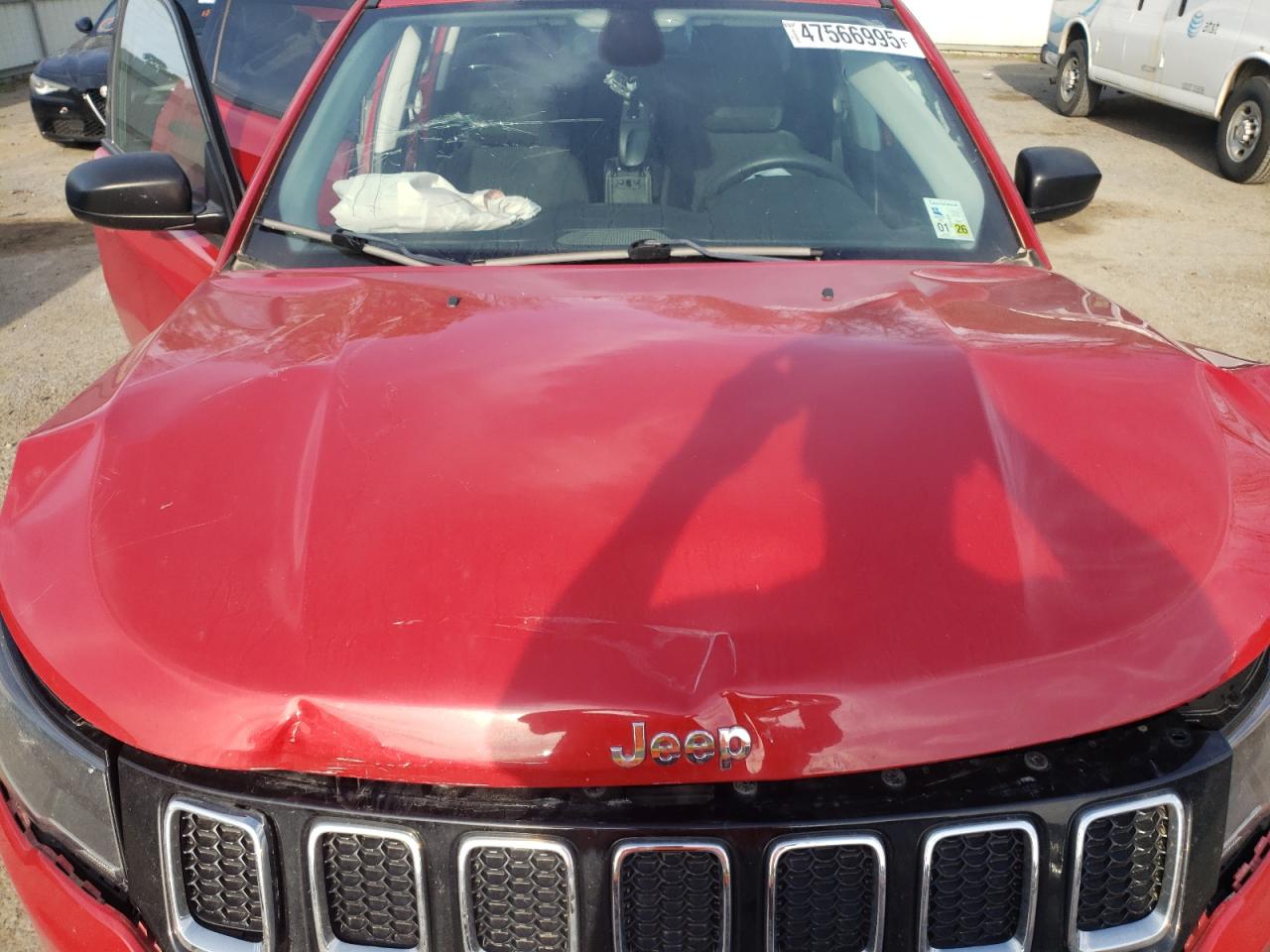 2018 Jeep Compass VIN 3C4NJDAB2JT111907 Copart auction photo, front end damage thumbnail 12