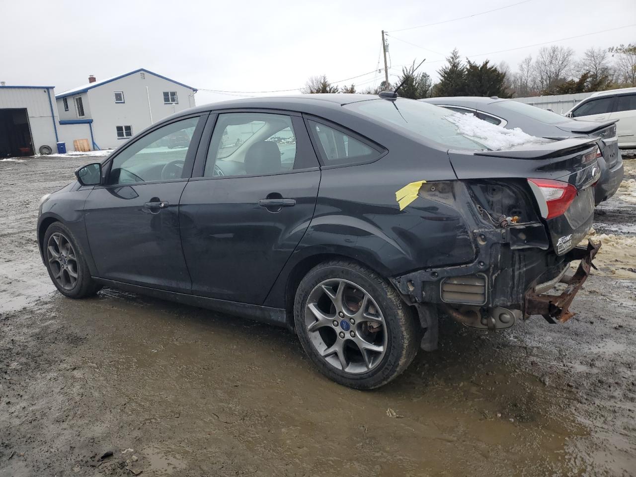 2013 Ford Focus VIN 1FADP3F28DL258431 Copart auction photo, rear end damage thumbnail 2