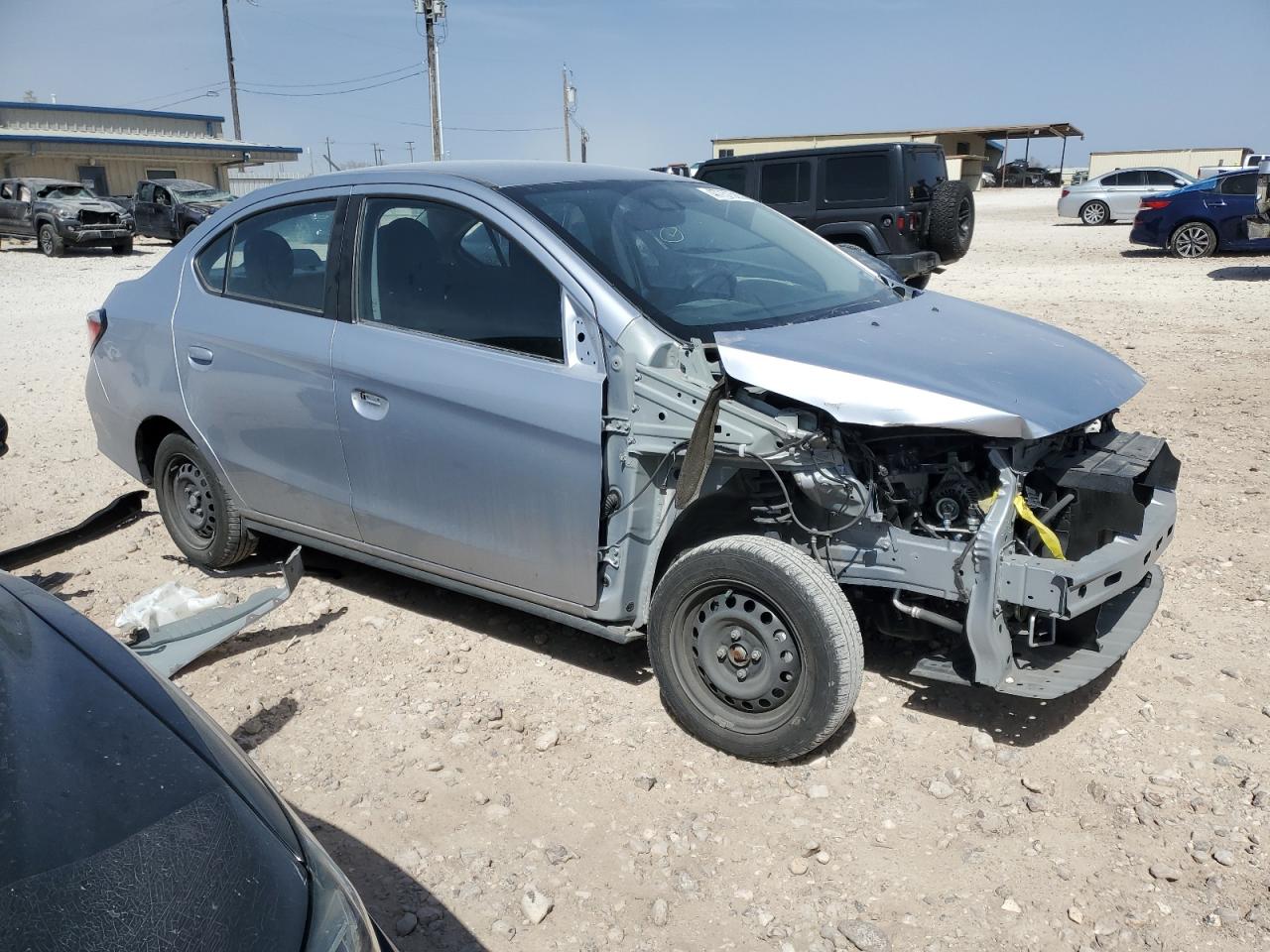 2024 Mitsubishi Mirage VIN ML32FUFJ3RHF03802 Copart auction photo, front end damage thumbnail 4