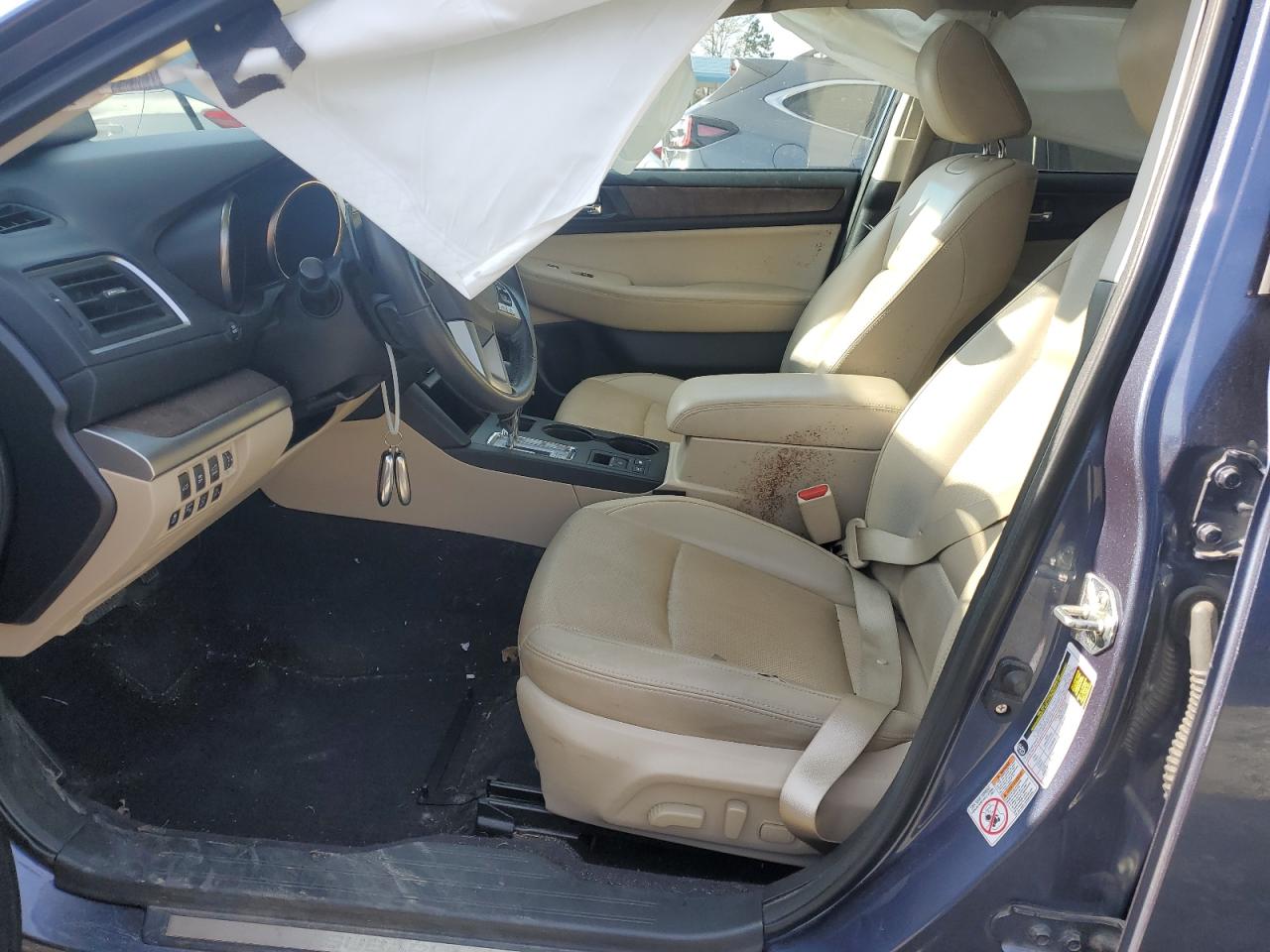 2017 Subaru Outback VIN 4S4BSANC6H3255916 Copart auction photo, side damage thumbnail 7
