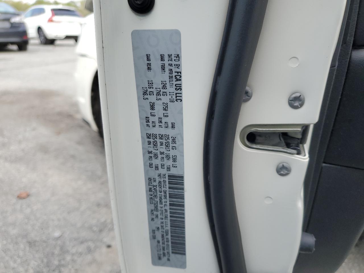 2018 Dodge Journey VIN 3C4PDCAB1JT529059 Copart auction photo, front end damage thumbnail 13