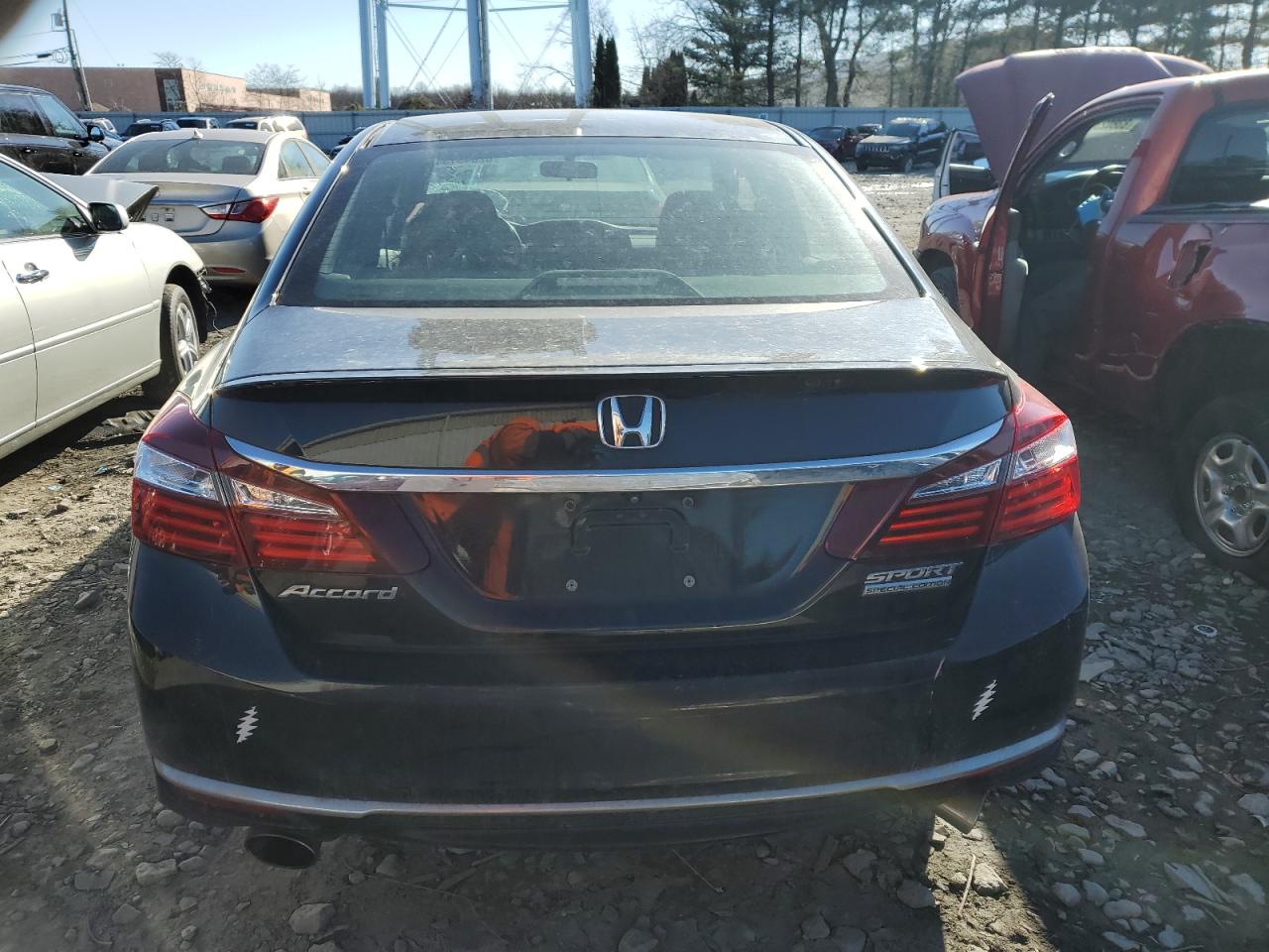 2017 Honda Accord VIN 1HGCR2F12HA007201 Copart auction photo, front end damage thumbnail 6