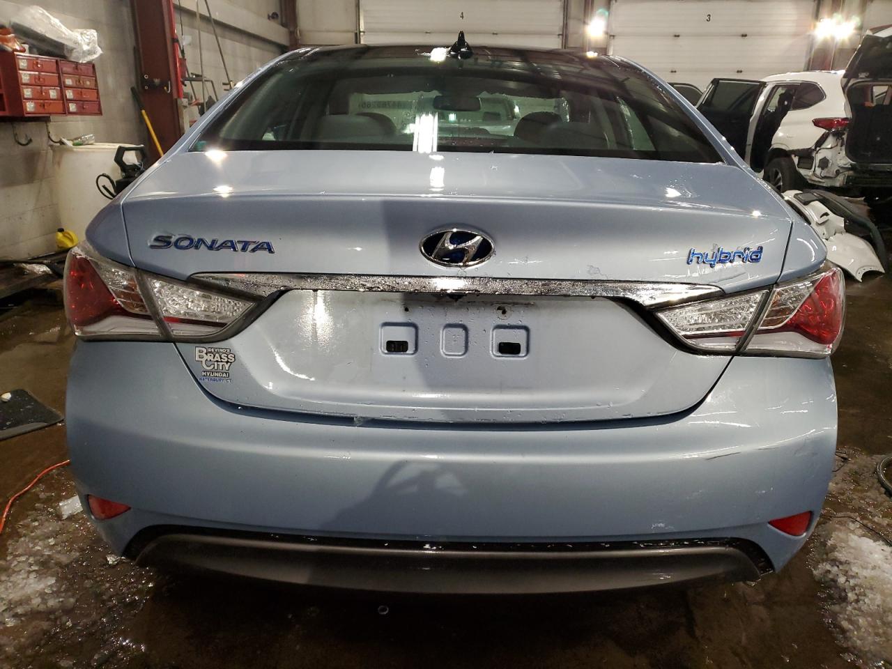 2012 Hyundai Sonata VIN KMHEC4A43CA055512 Copart auction photo, front end / undercarriage damage thumbnail 6