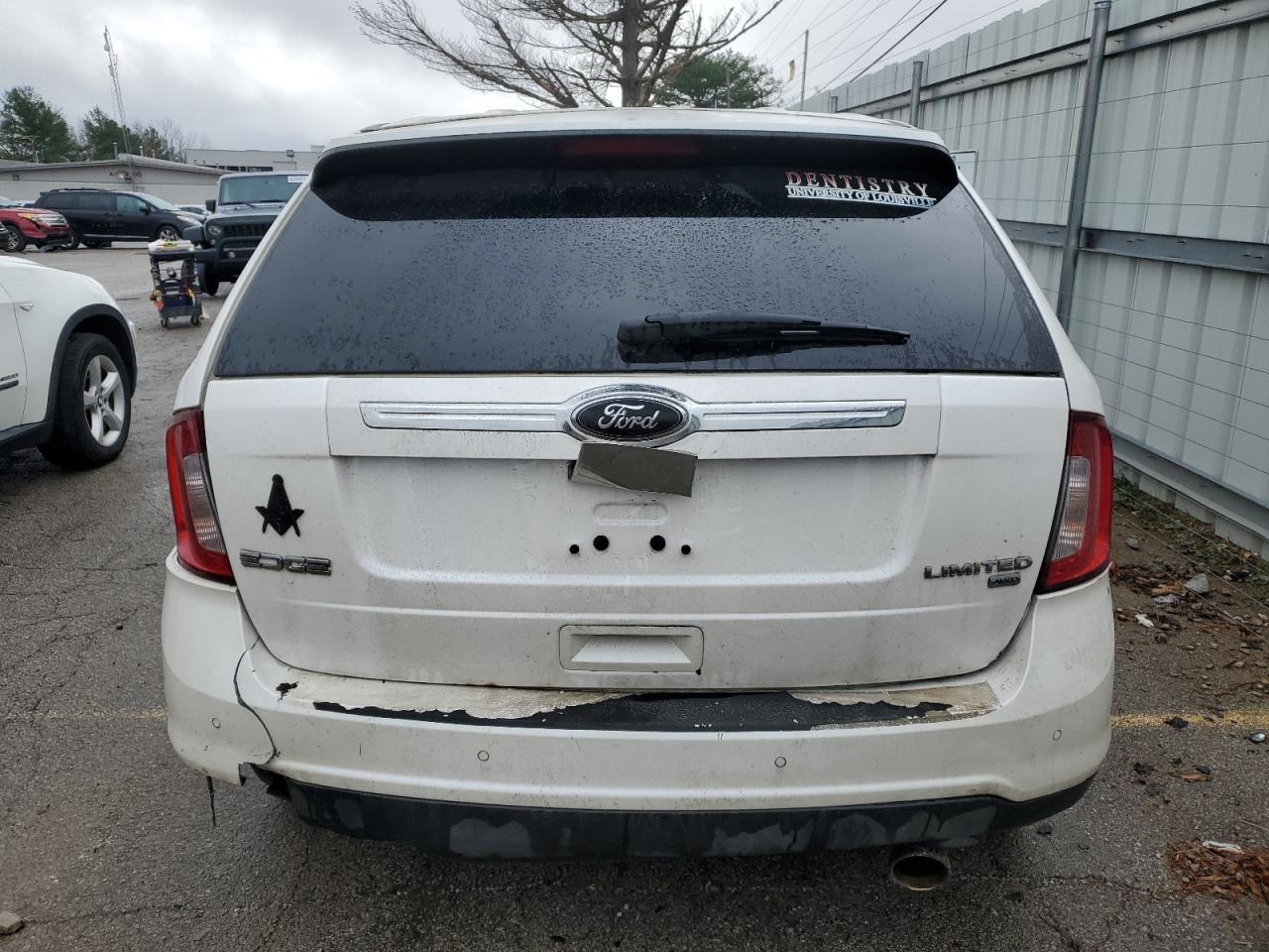 2012 Ford Edge VIN 2FMDK4KC3CBA76935 Copart auction photo, all over damage thumbnail 6