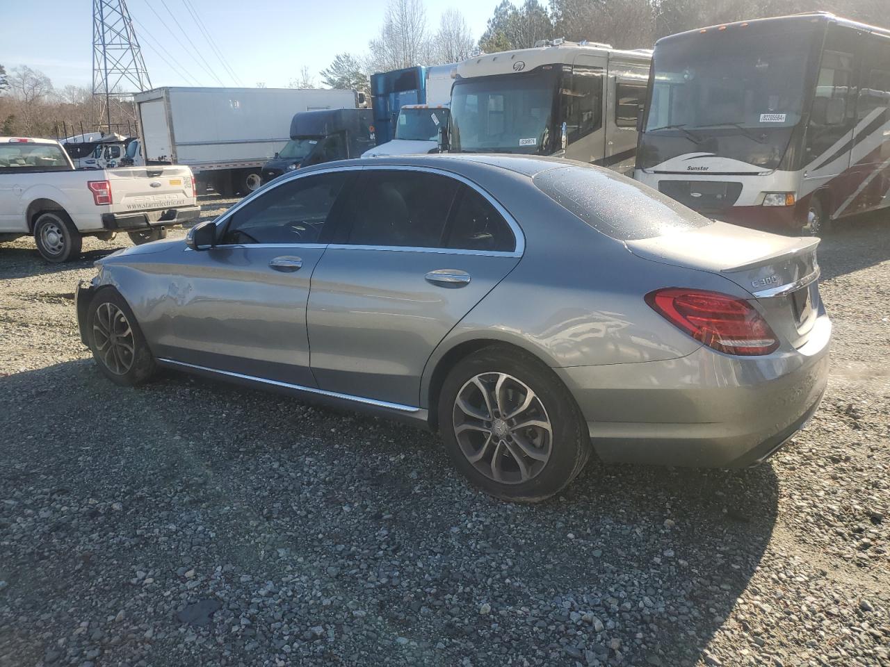 2016 Mercedes-Benz C-klasse VIN 55SWF4JB4GU141096 Copart auction photo, all over damage thumbnail 2