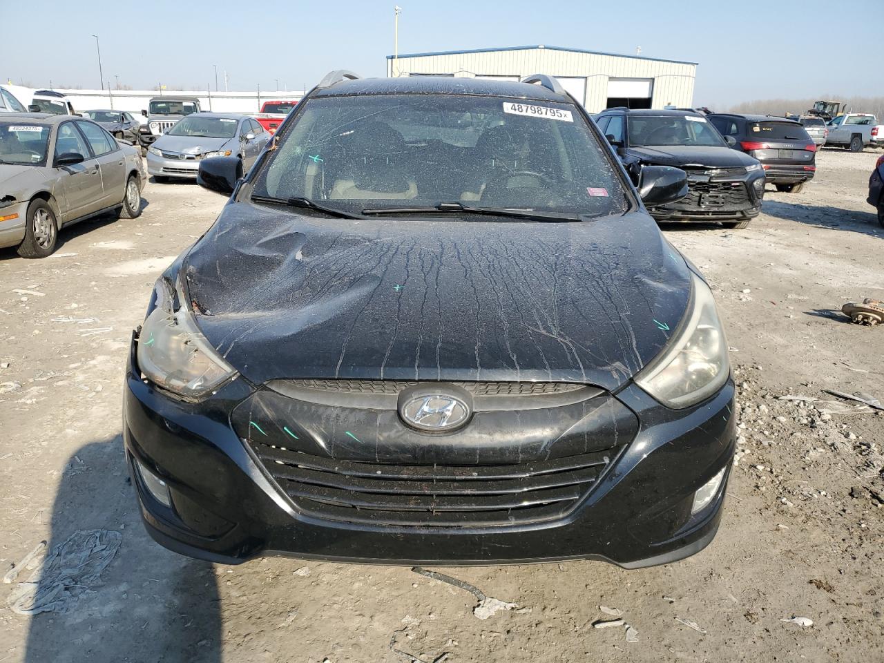 2015 Hyundai Tucson VIN KM8JU3AG0FU104927 Copart auction photo, front end / side damage thumbnail 5