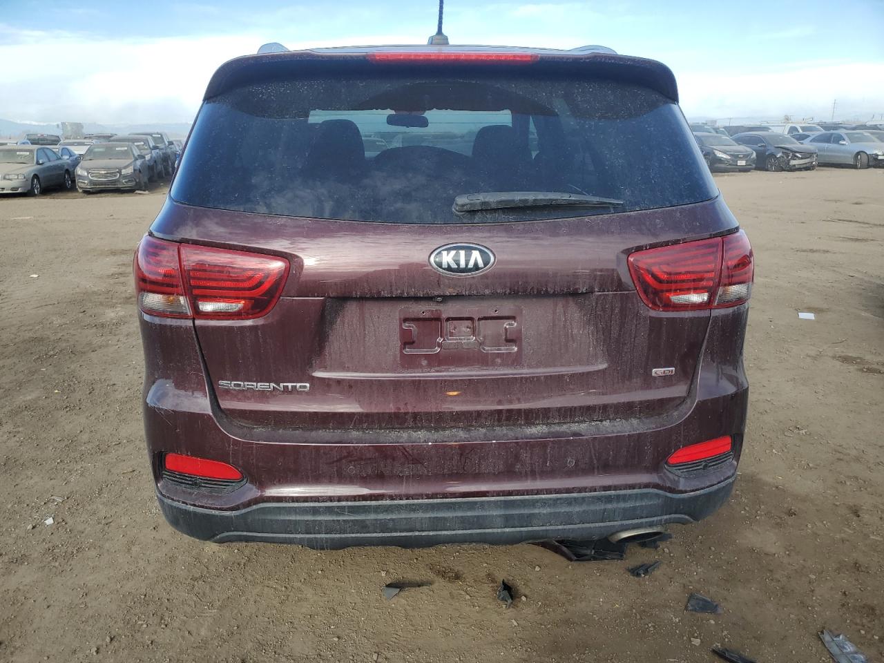 2020 KIA Sorento VIN 5XYPG4A32LG650912 Copart auction photo, front end damage thumbnail 6