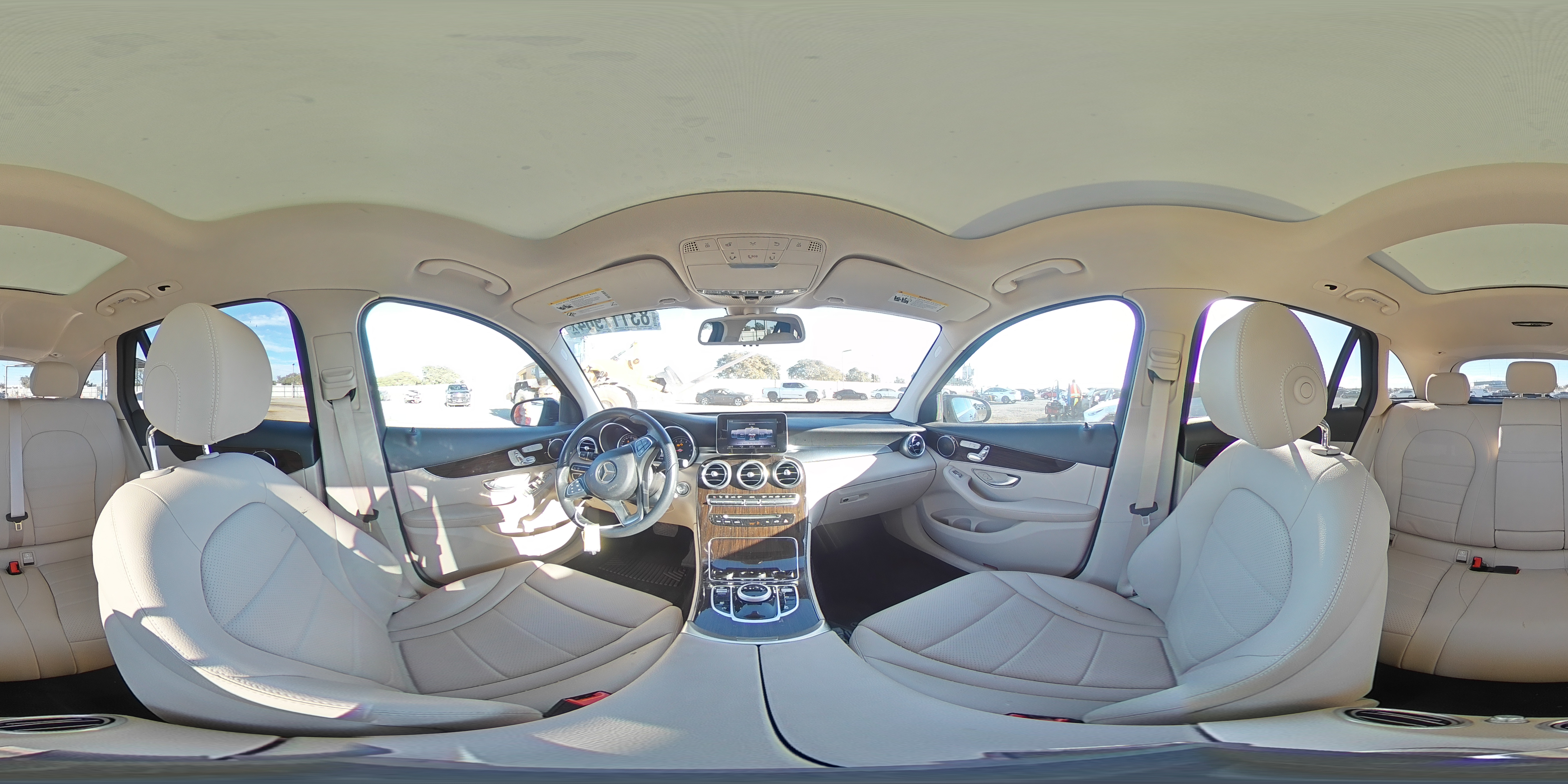 2018 Mercedes-Benz GLC VIN WDC0G4JB1JV076005 Copart auction photo, front end damage thumbnail 14