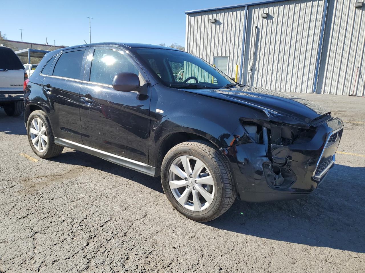 2015 Mitsubishi Outlander VIN 4A4AR3AU4FE047923 Copart auction photo, front end damage thumbnail 4