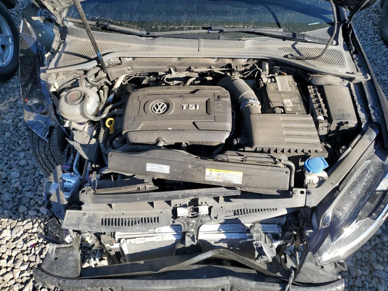 2021 Volkswagen GTI VIN 3VW6T7AU2MM009908 Copart auction photo, front end / side damage thumbnail 12