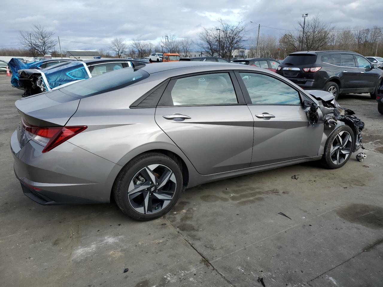 2023 Hyundai Elantra VIN KMHLS4AGXPU490780 Copart auction photo, front end damage thumbnail 3