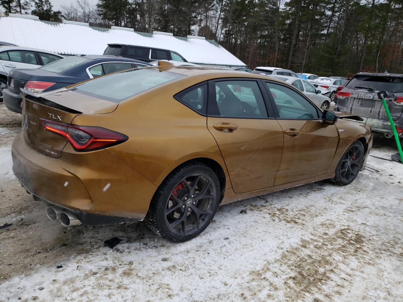 2023 Acura TLX VIN 19UUB7F9XPA003617 Copart auction photo, front end / minor dent/scratches damage thumbnail 3