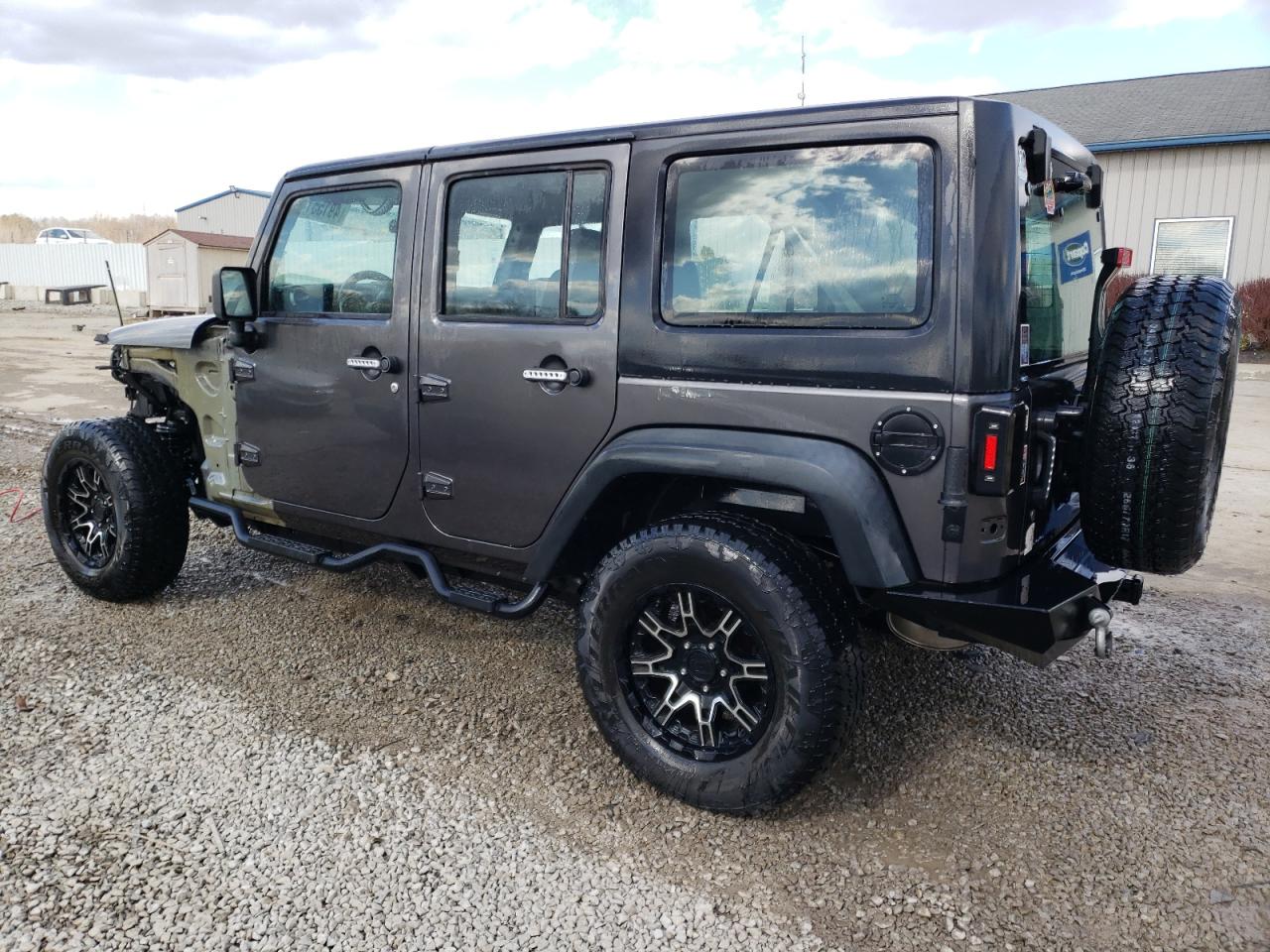 2018 Jeep Wrangler VIN 1C4BJWDG8JL814090 Copart auction photo, front end damage thumbnail 2