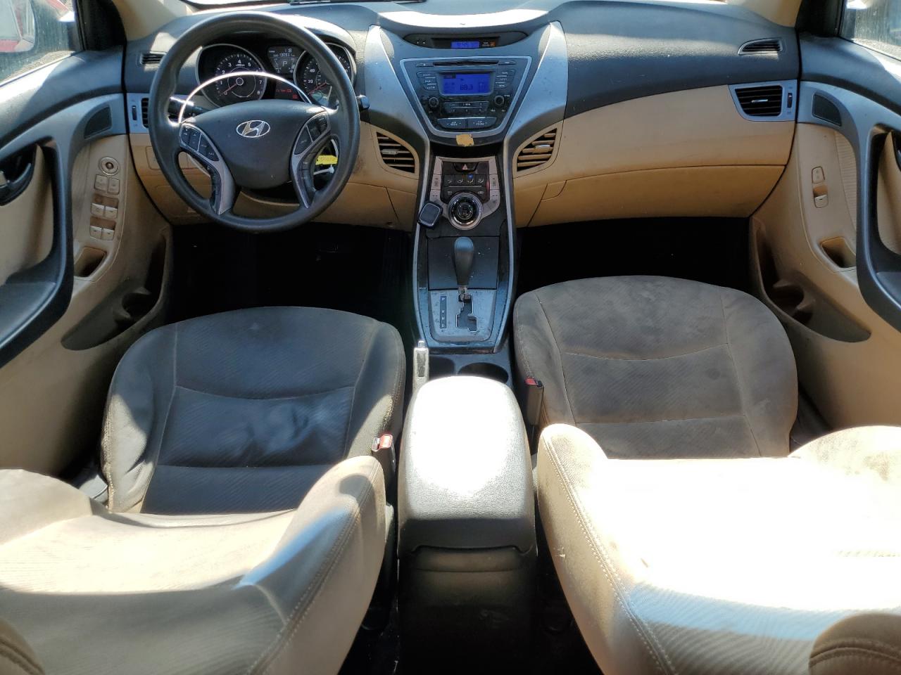 2013 Hyundai Elantra VIN 5NPDH4AE3DH446129 Copart auction photo, front end damage thumbnail 8