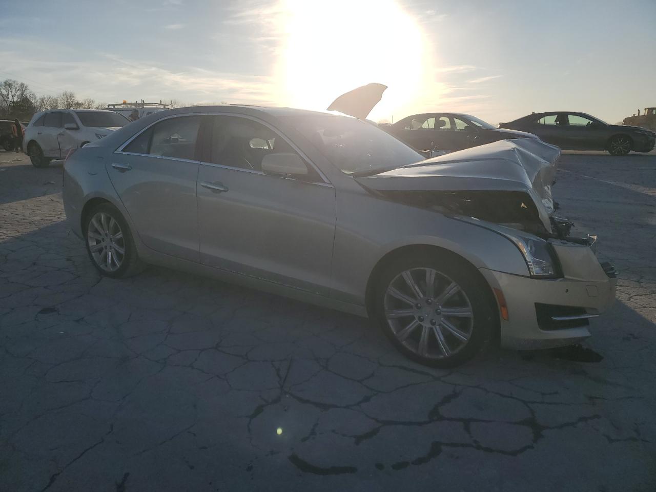 2015 Cadillac ATS VIN 1G6AB5RX8F0132494 Copart auction photo, front end damage thumbnail 4