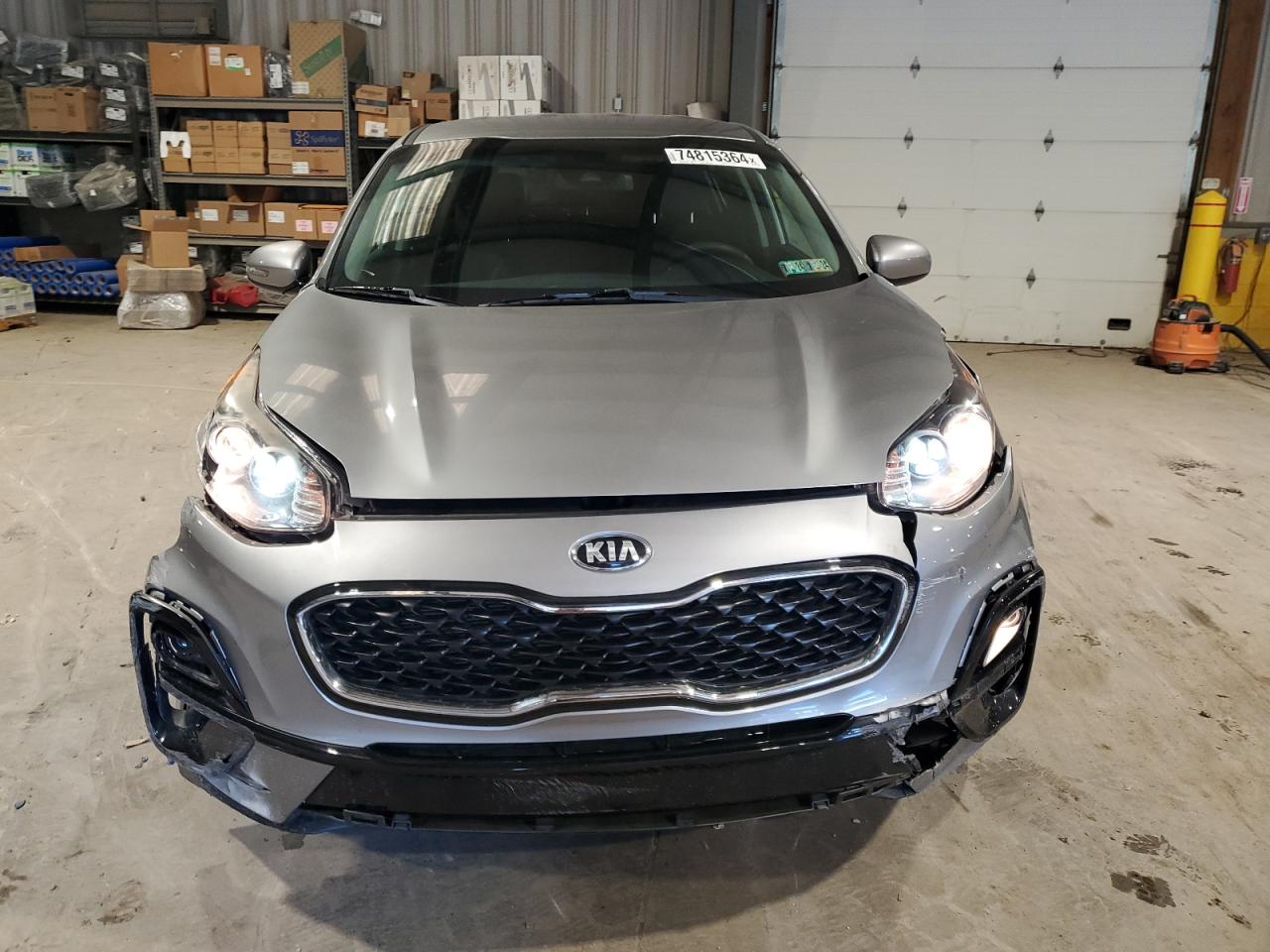 2020 KIA Sportage VIN KNDPMCAC9L7633587 Copart auction photo, front end / side damage thumbnail 5
