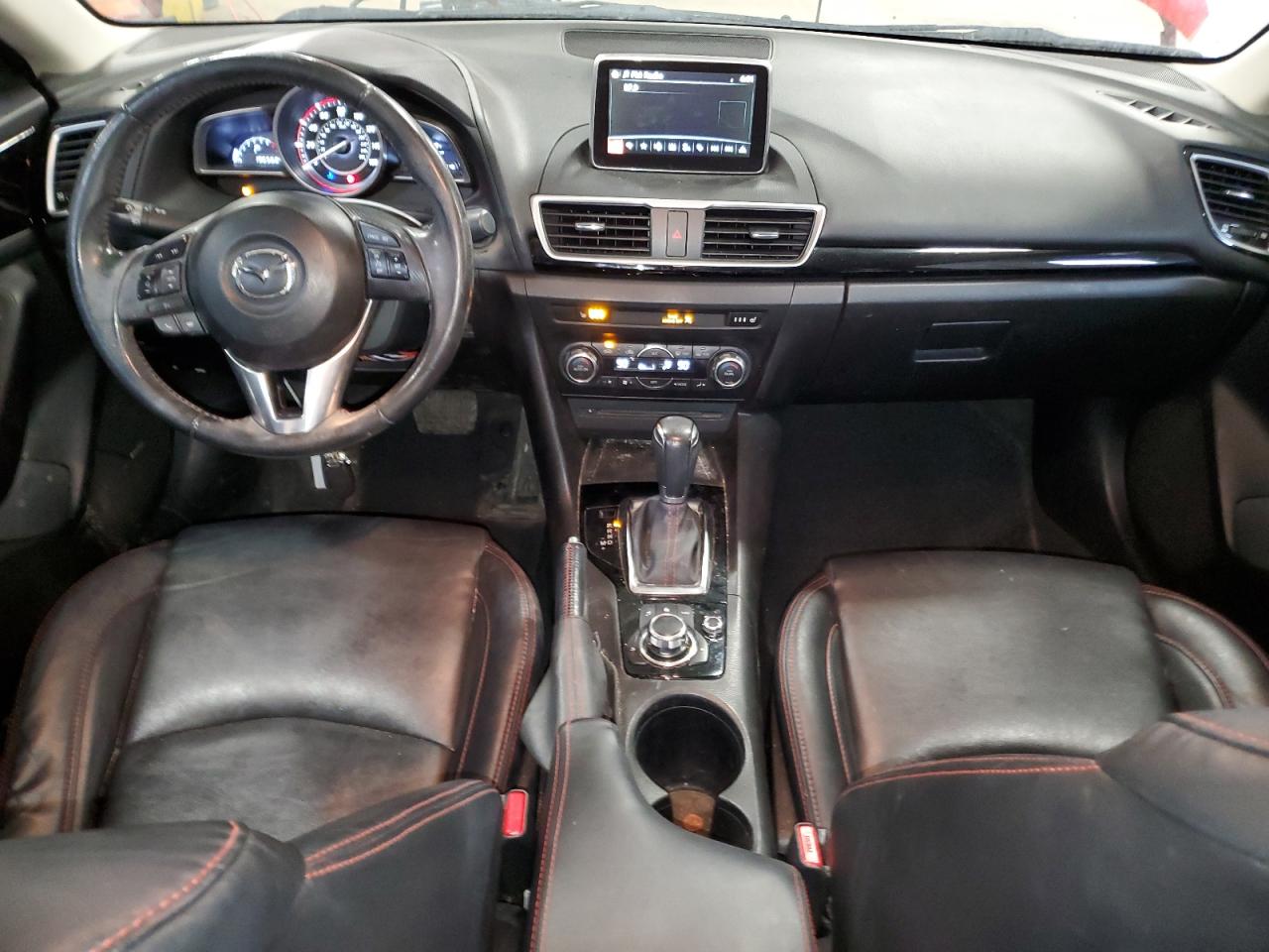 2014 Mazda 3 VIN JM1BM1W78E1214677 Copart auction photo, rear end damage thumbnail 8