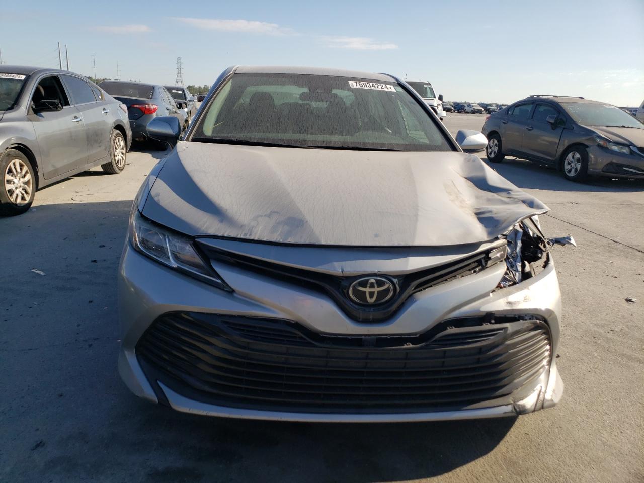 2020 Toyota Camry VIN 4T1C11AK4LU876109 Copart auction photo, rear end damage thumbnail 5