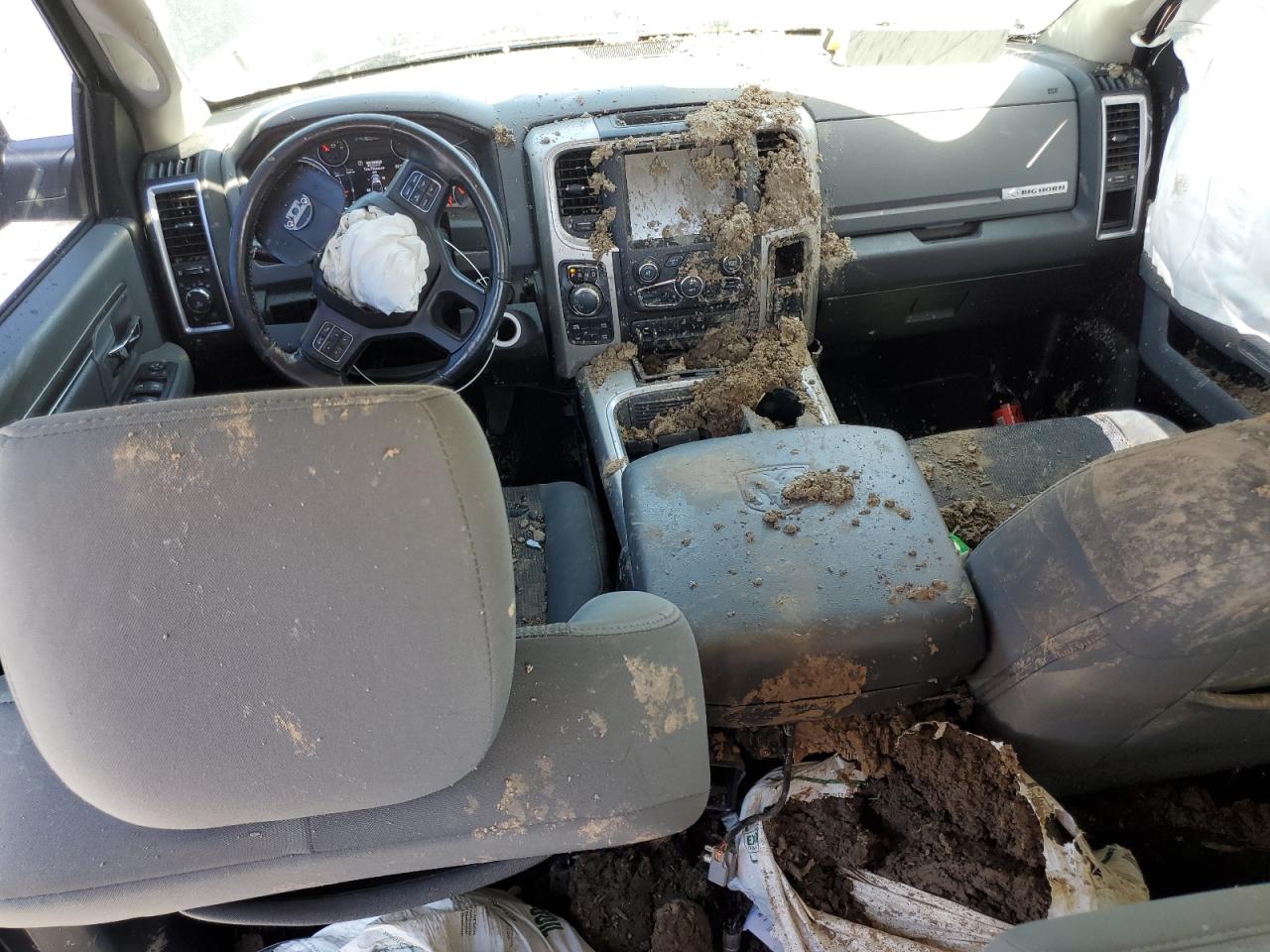2016 RAM 1500 VIN 3C6RR7LT9GG214574 Copart auction photo, front end / all over damage thumbnail 8
