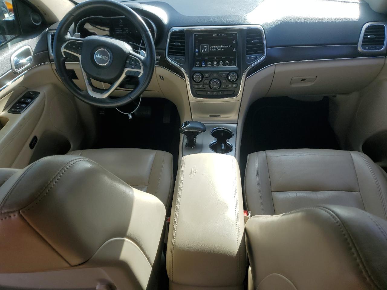 2014 Jeep Grand Cherokee VIN 1C4RJEBG2EC589523 Copart auction photo, front end damage thumbnail 8