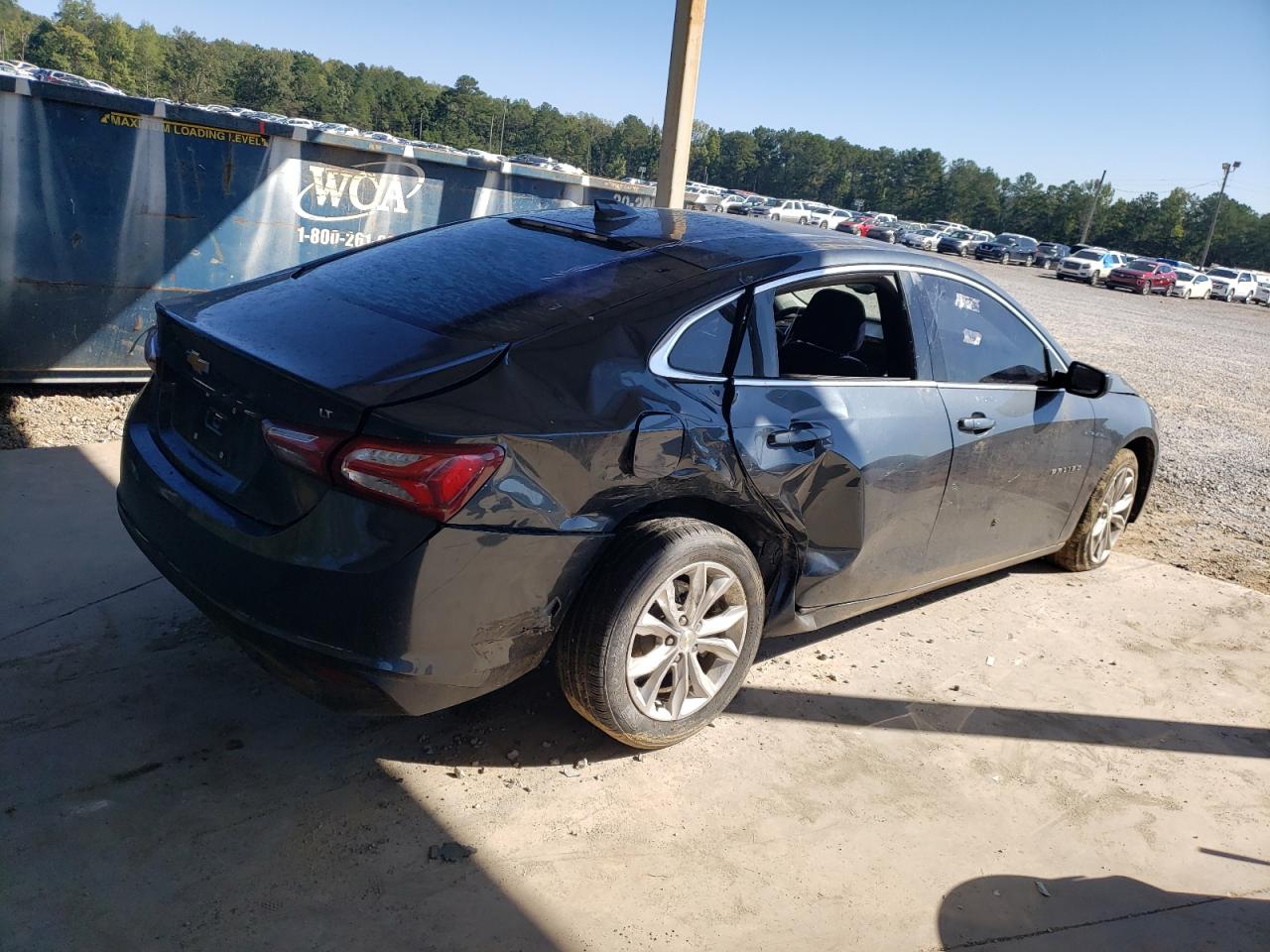 2019 Chevrolet Malibu VIN 1G1ZD5ST4KF106976 Copart auction photo, side / rear end damage thumbnail 3
