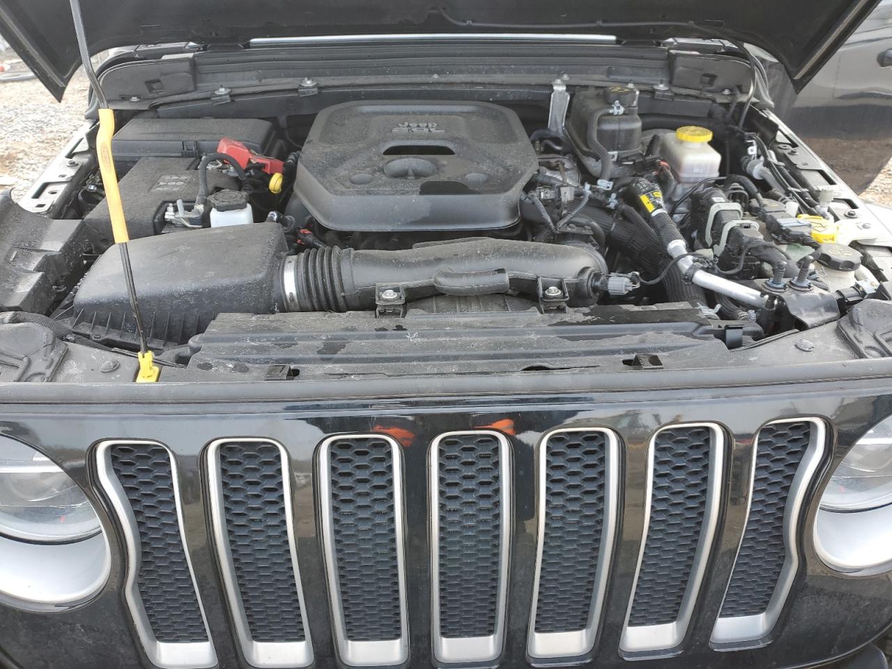 2019 Jeep Wrangler VIN 1C4HJXEN5KW510969 Copart auction photo, front end damage thumbnail 12