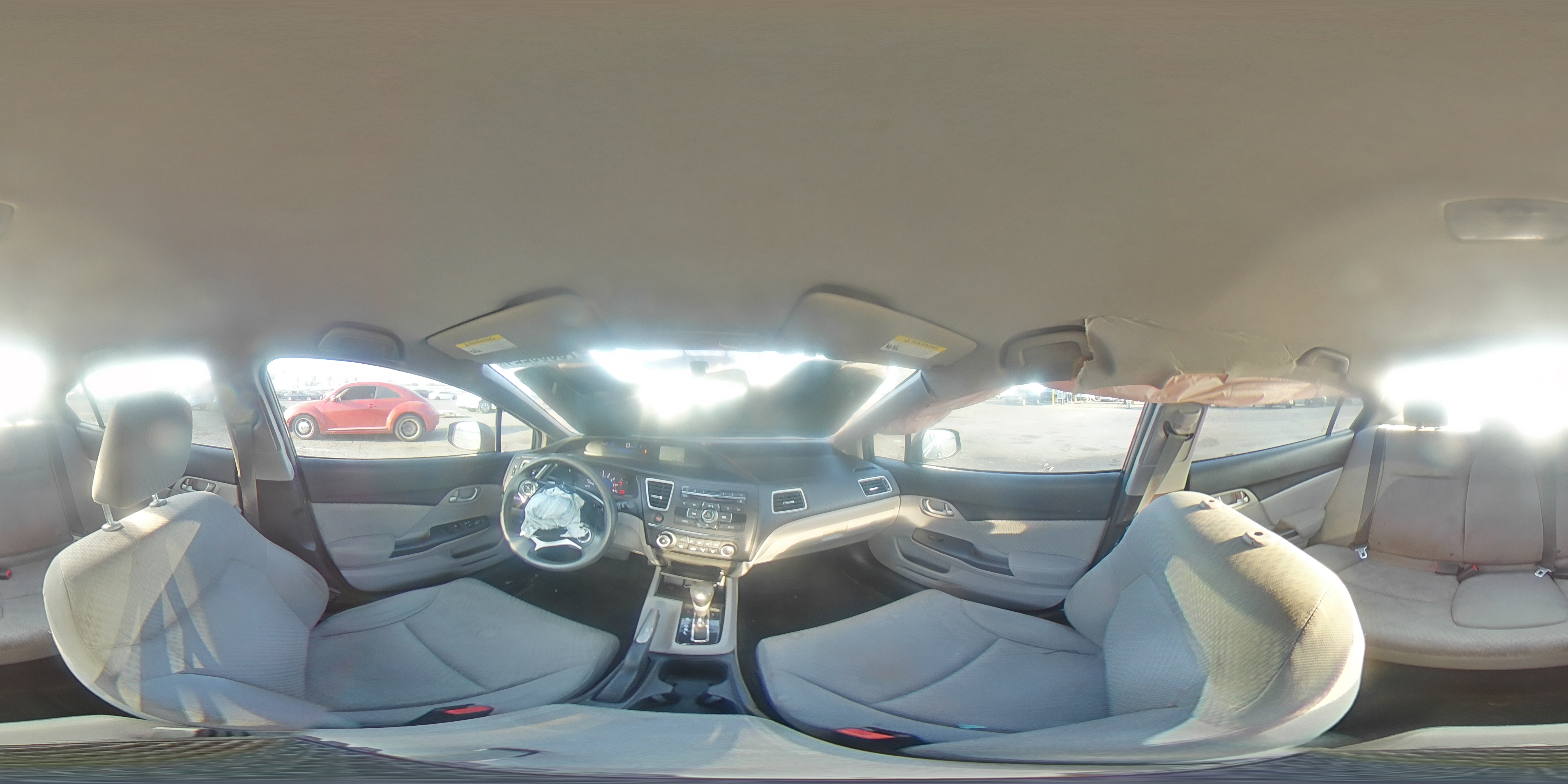 2014 Honda Civic VIN 19XFB2F54EE037697 Copart auction photo, front end / side damage thumbnail 12