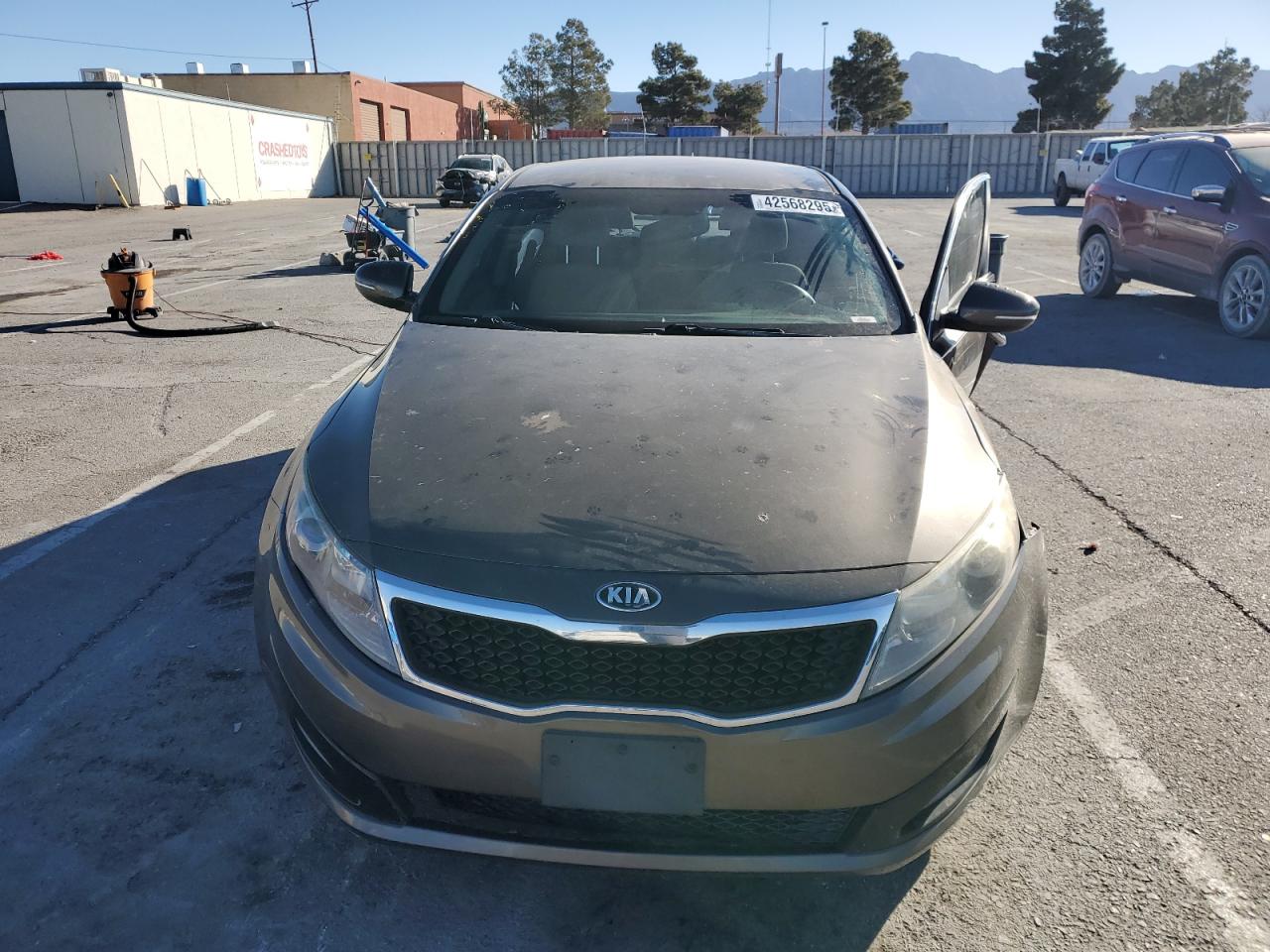 2013 KIA Optima VIN 5XXGM4A79DG196515 Copart auction photo, front end / side damage thumbnail 5