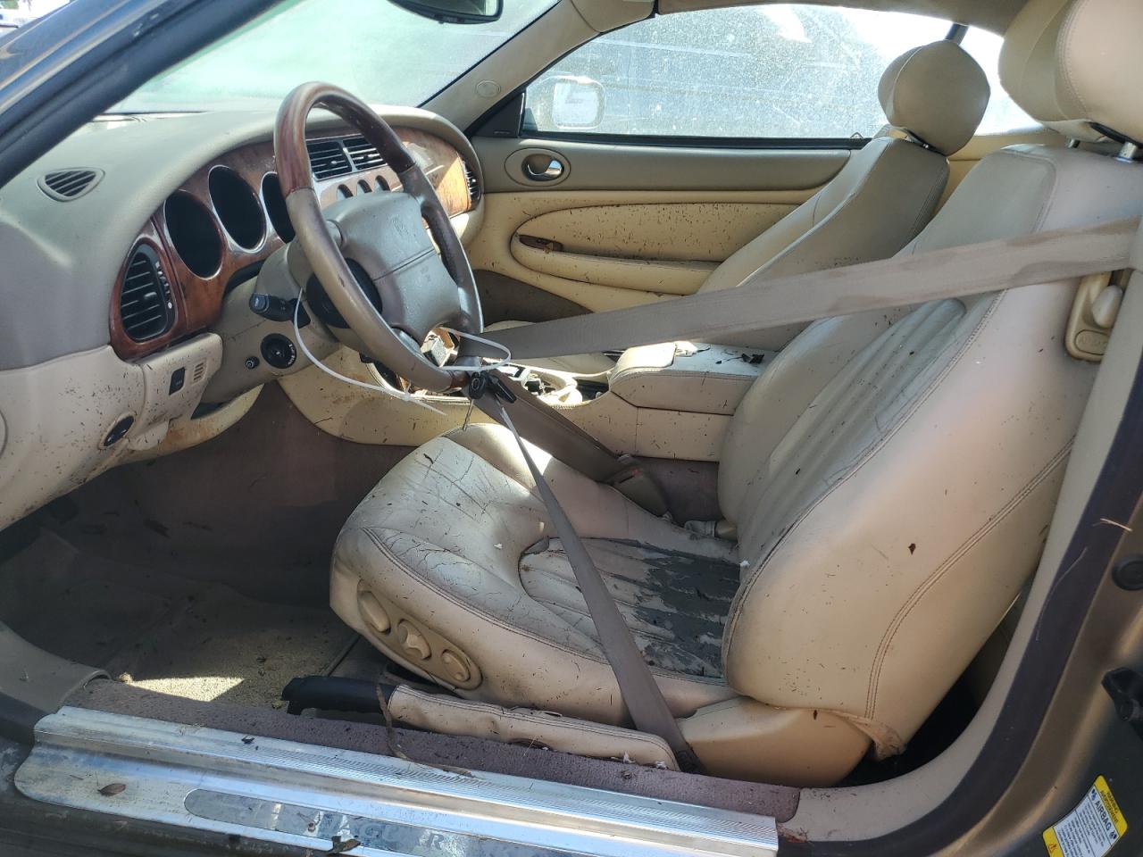 2001 Jaguar XK VIN SAJDA42C31NA20071 Copart auction photo, water/flood damage thumbnail 7