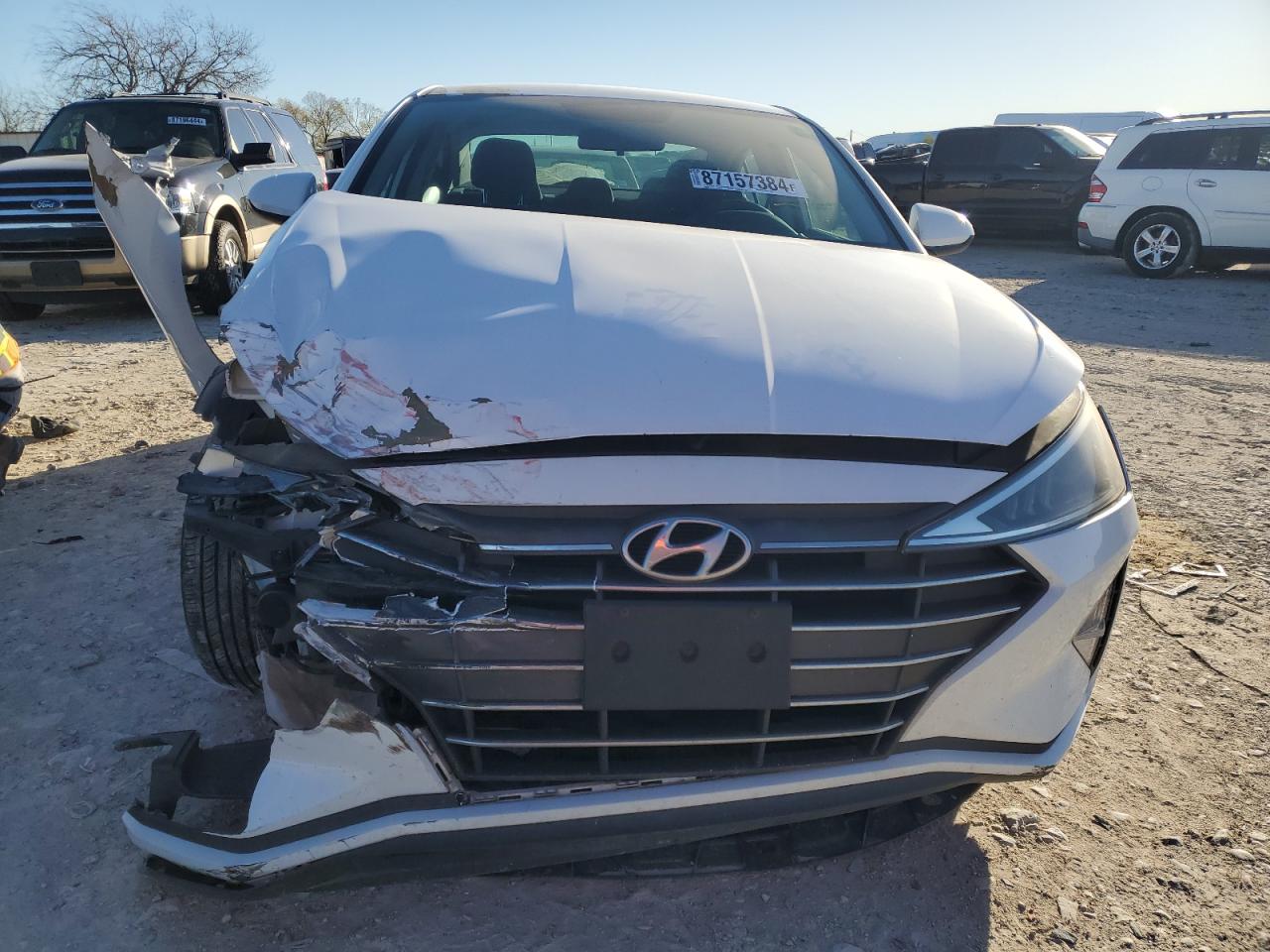 2019 Hyundai Elantra VIN 5NPD74LF2KH476356 Copart auction photo, front end damage thumbnail 5