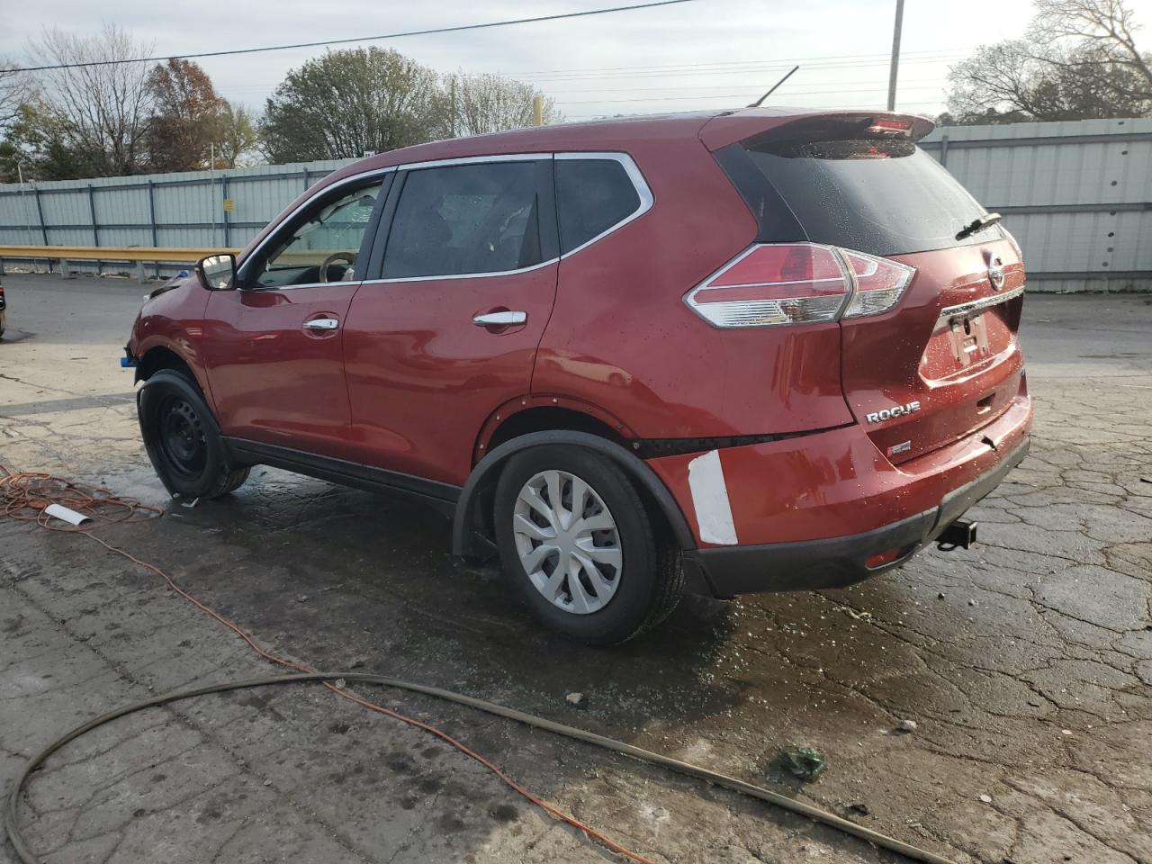 2014 Nissan Rogue VIN 5N1AT2MT6EC807118 Copart auction photo, rollover damage thumbnail 2