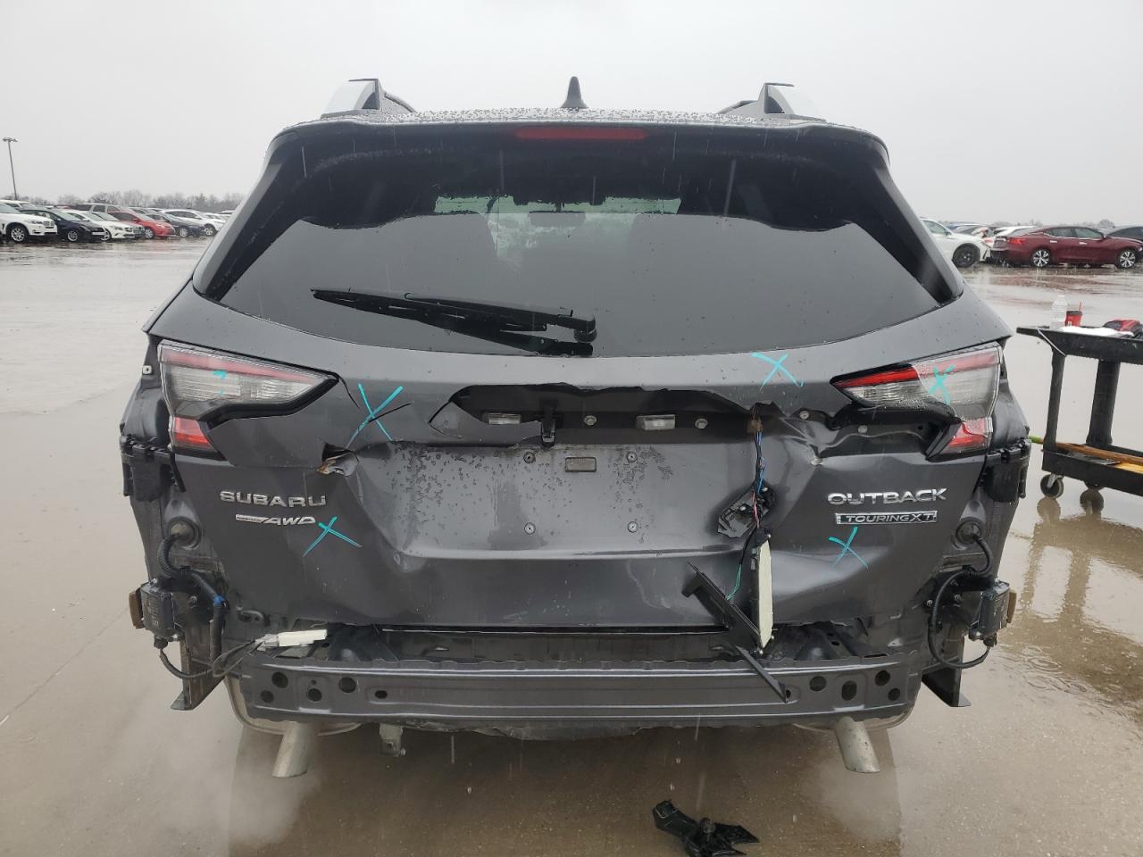 2021 Subaru Outback VIN 4S4BTGPD4M3113709 Copart auction photo, all over damage thumbnail 6