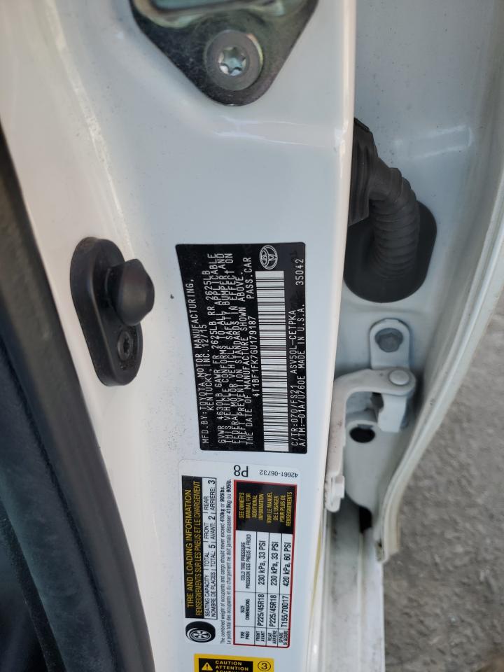 2016 Toyota Camry VIN 4T1BF1FK7GU179187 Copart auction photo, rear end damage thumbnail 12
