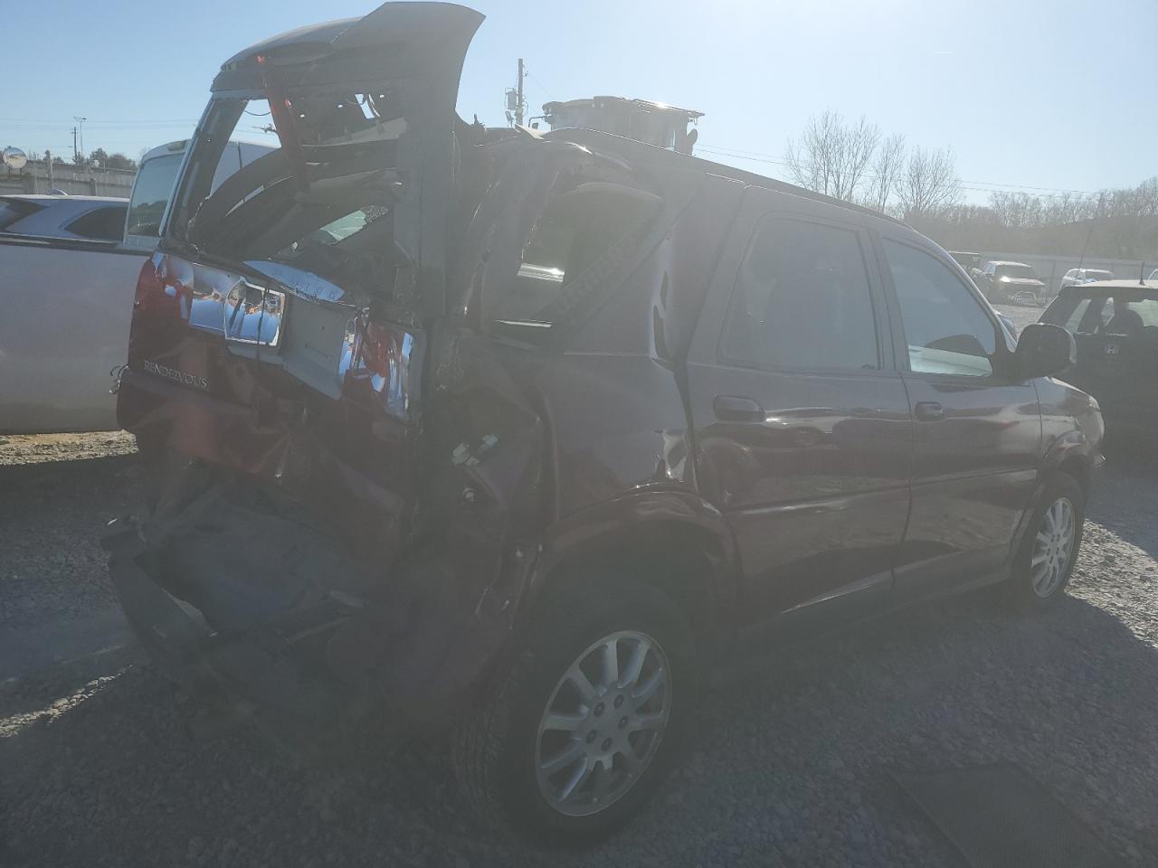 2006 Buick Rendezvous VIN 3G5DA03L96S647378 Copart auction photo, rear end damage thumbnail 3
