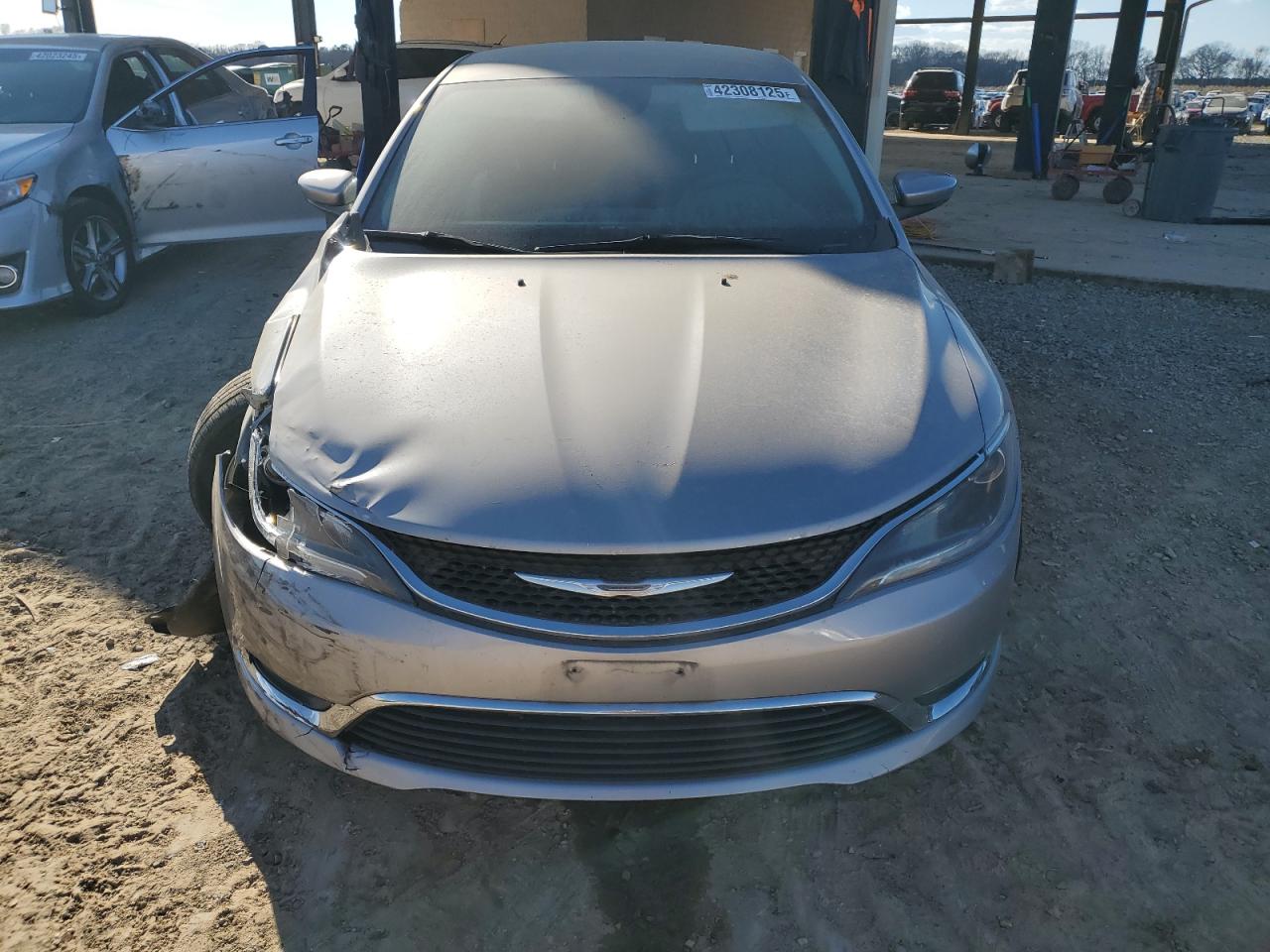 2015 Chrysler 200 VIN 1C3CCCAB7FN577002 Copart auction photo, front end / side damage thumbnail 5