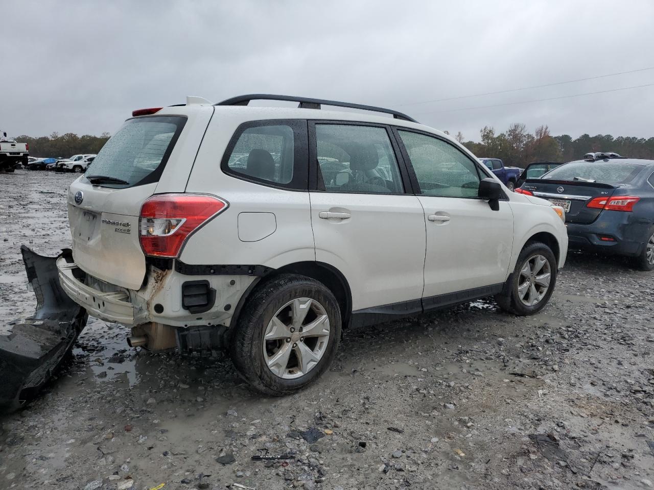 2016 Subaru Forester VIN JF2SJABC1GH527741 Copart auction photo, rear end damage thumbnail 3