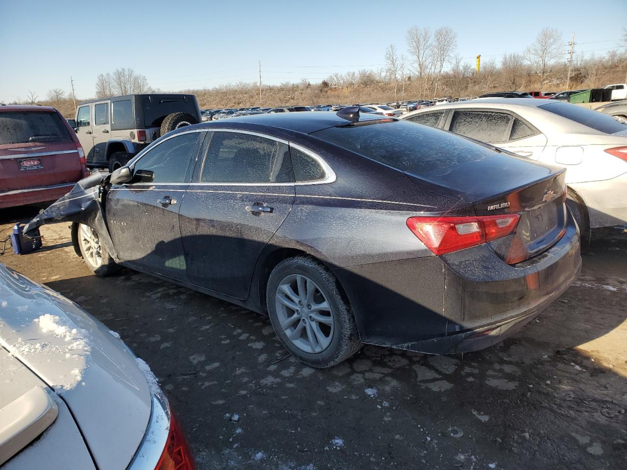 2017 Chevrolet Malibu VIN 1G1ZE5ST2HF177180 Copart auction photo, front end damage thumbnail 2