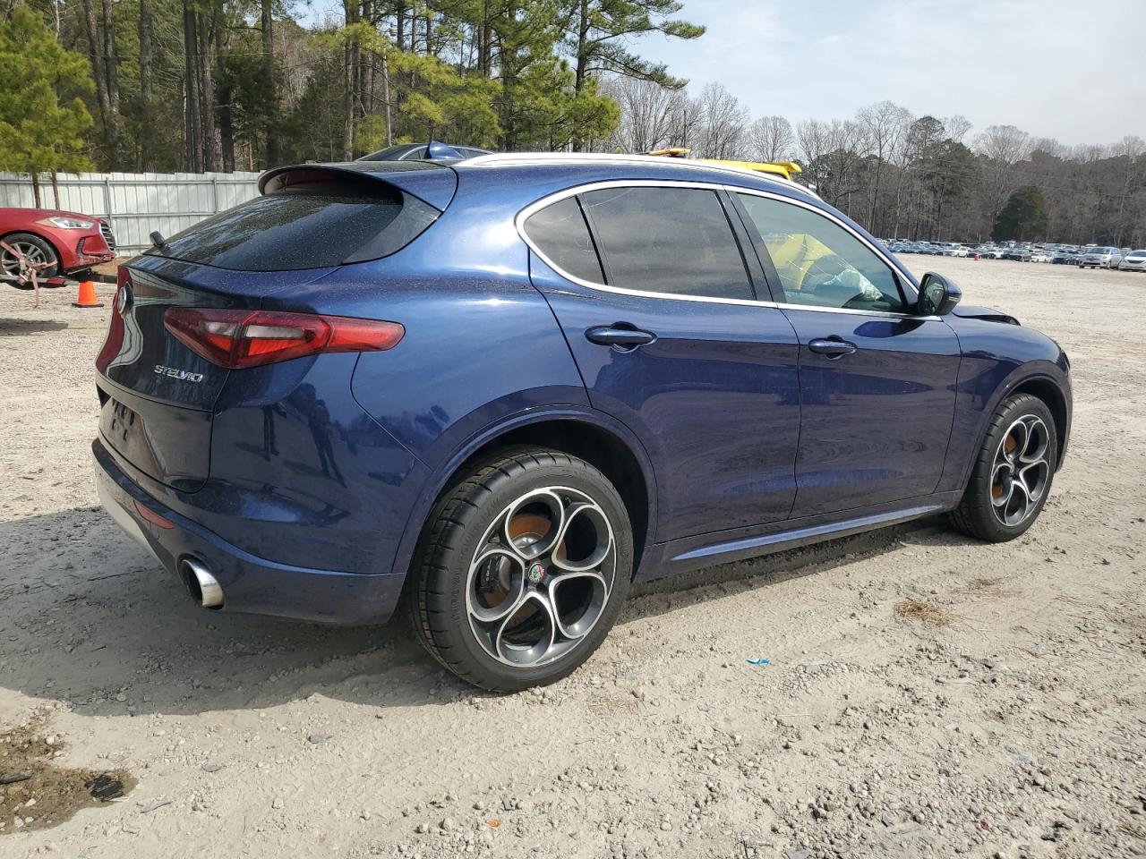 2020 Alfa Romeo Stelvio VIN ZASPAKBN2L7C75761 Copart auction photo, front end damage thumbnail 3