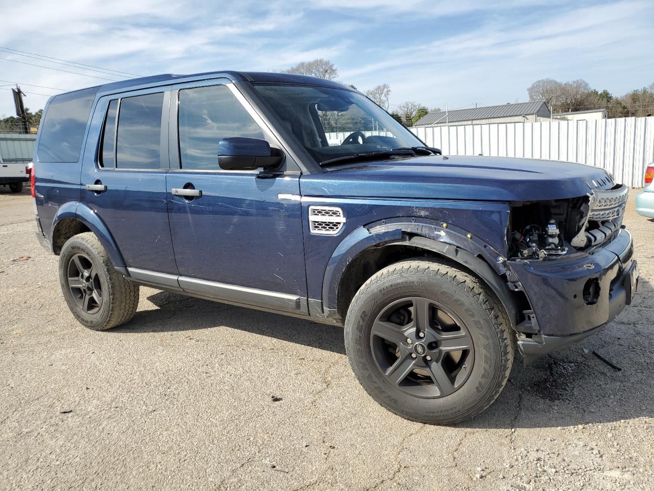 2013 Land Rover LR4 VIN SALAK2D49DA664975 Copart auction photo, front end / undercarriage damage thumbnail 4