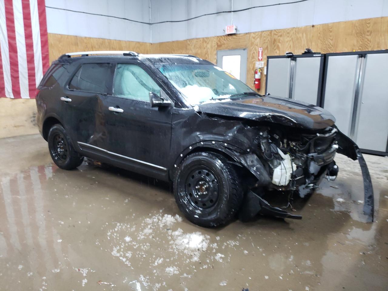 2011 Ford Explorer VIN 1FMHK8D89BGA06980 Copart auction photo, front end / side damage thumbnail 4