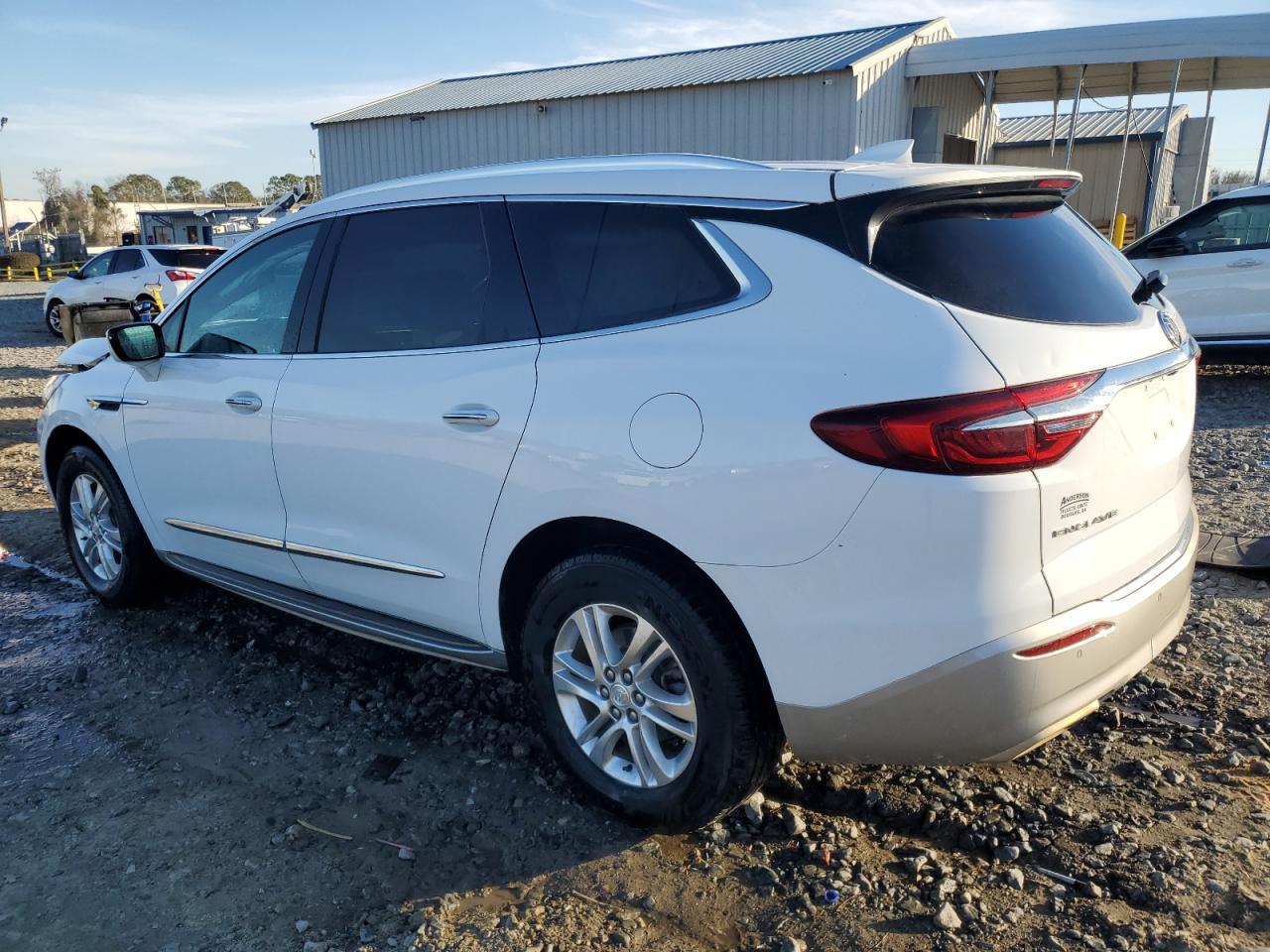 2021 Buick Enclave VIN 5GAERBKW7MJ207656 Copart auction photo, side / front end damage thumbnail 2