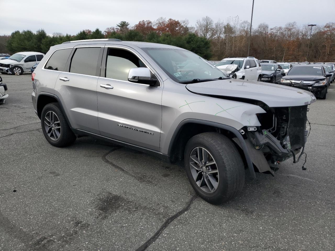 2017 Jeep Grand Cherokee VIN 1C4RJFBG8HC885107 Copart auction photo, front end damage thumbnail 4