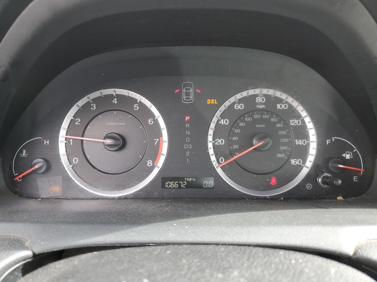 2008 Honda Accord VIN 1HGCP36838A047313 Copart auction photo, front end / side damage thumbnail 9