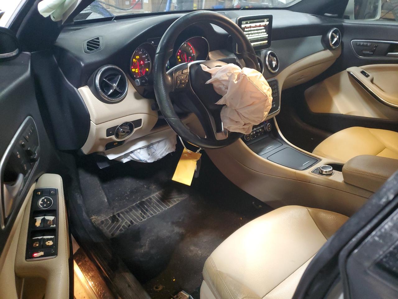 2014 Mercedes-Benz CLA-klasse VIN WDDSJ4EBXEN121299 Copart auction photo, front end / top/roof damage thumbnail 8