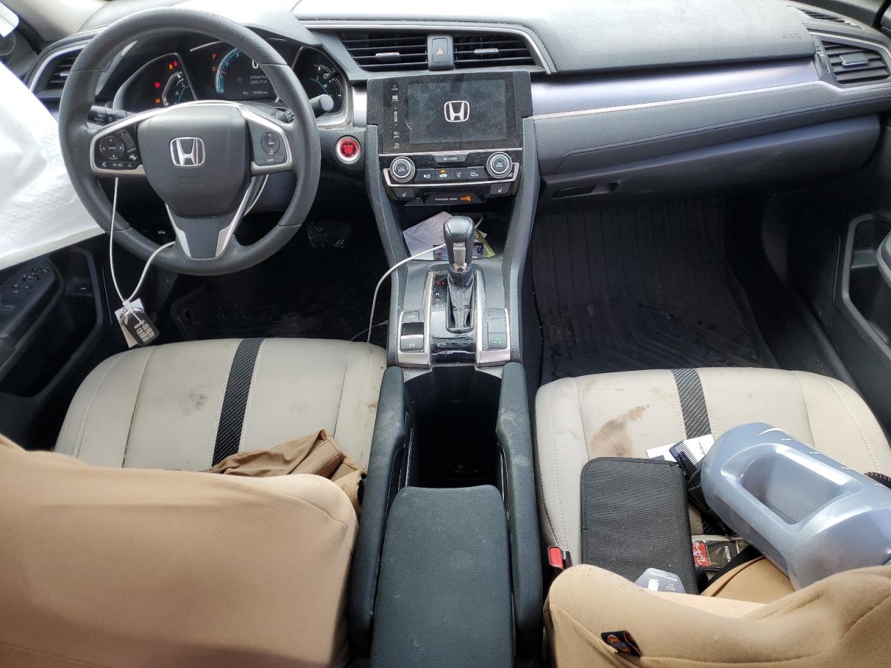 2016 Honda Civic VIN 19XFC1F35GE003468 Copart auction photo, rear end / hail damage thumbnail 8