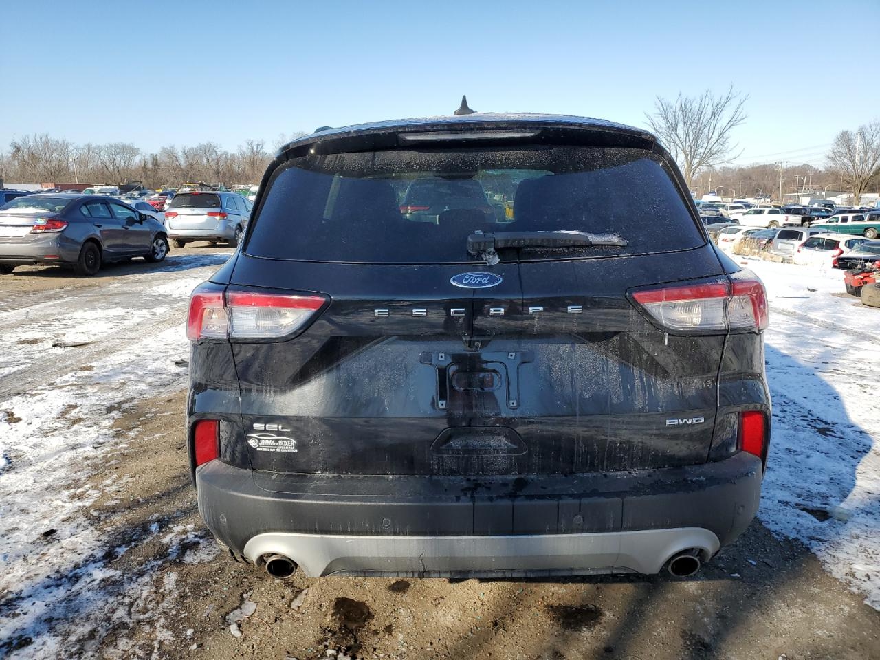 2021 Ford Escape VIN 1FMCU9H68MUA65350 Copart auction photo, front end / minor dent/scratches damage thumbnail 6
