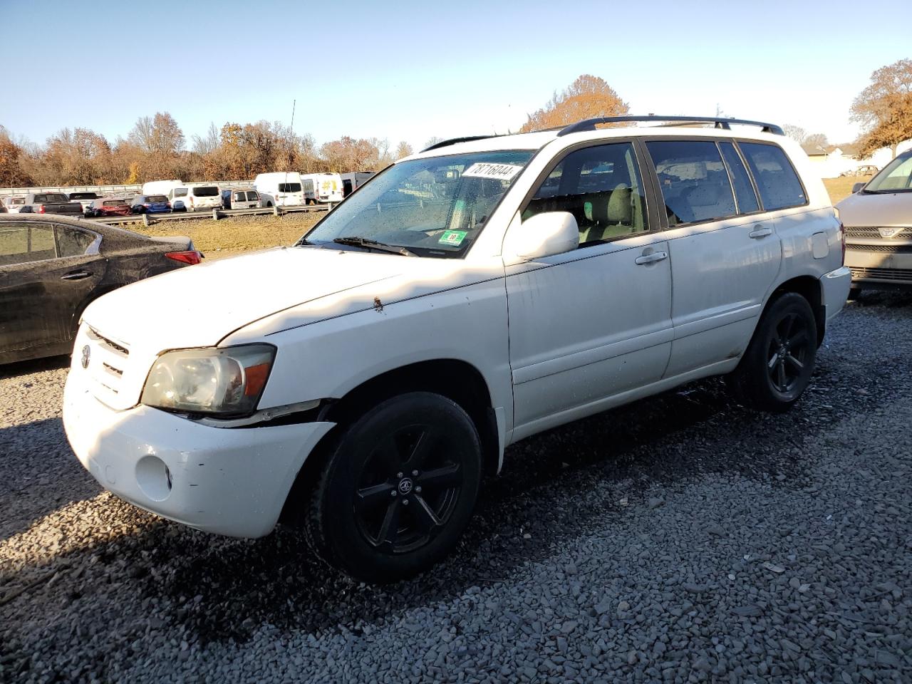 2006 Toyota Highlander VIN JTEGP21A760102784