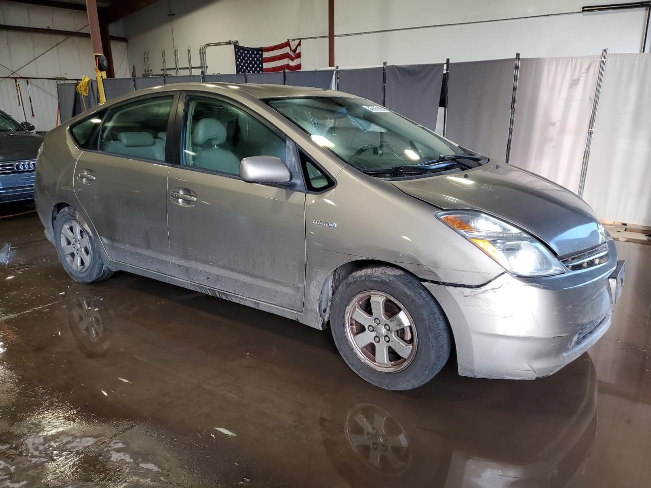 2008 Toyota Prius VIN JTDKB20U183453605 Copart auction photo, side / rear end damage thumbnail 4