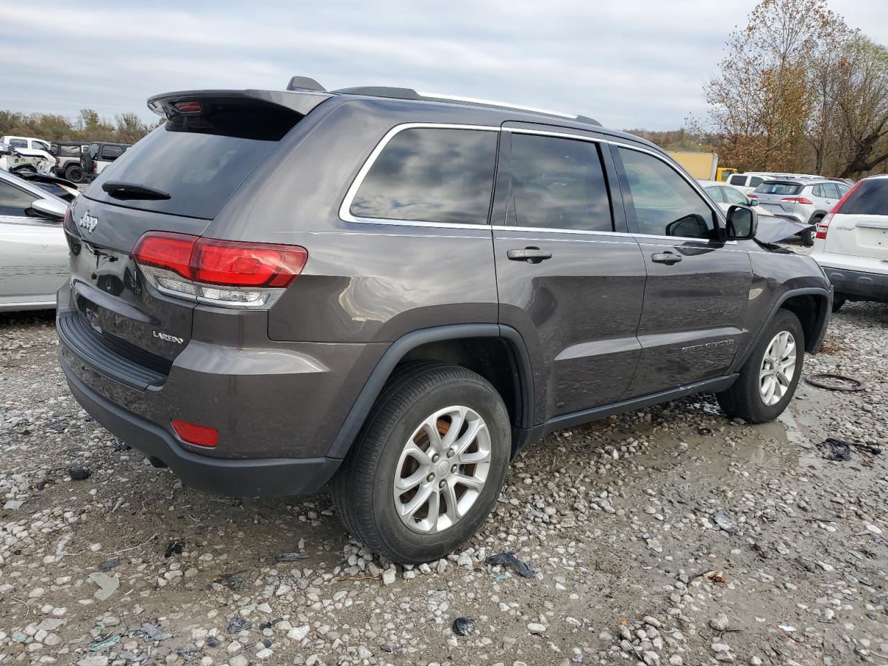 2021 Jeep Grand Cherokee VIN 1C4RJFAG7MC504214 Copart auction photo, front end damage thumbnail 3