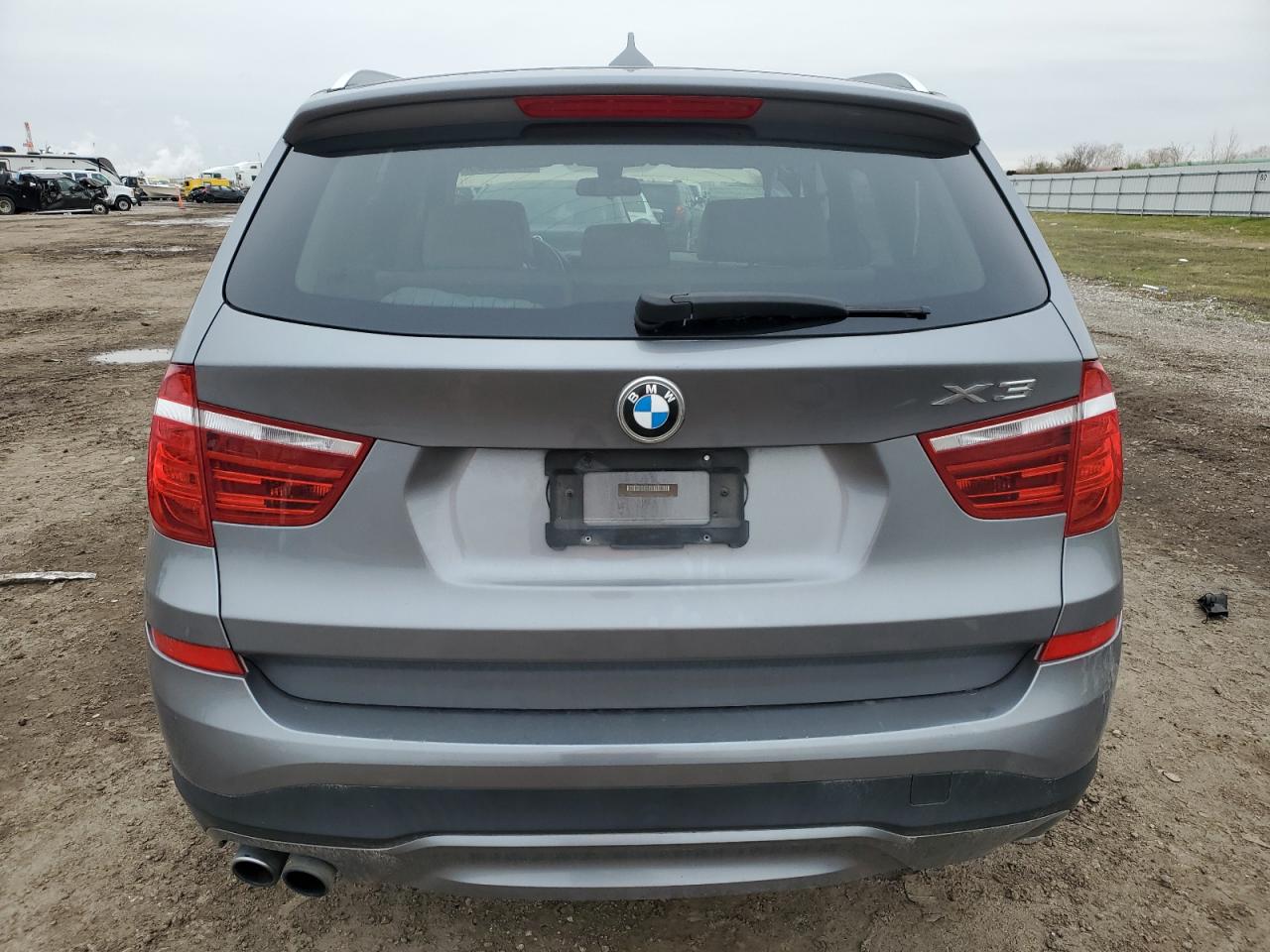 2016 BMW X3 VIN 5UXWX9C50G0D68630 Copart auction photo, front end / side damage thumbnail 6